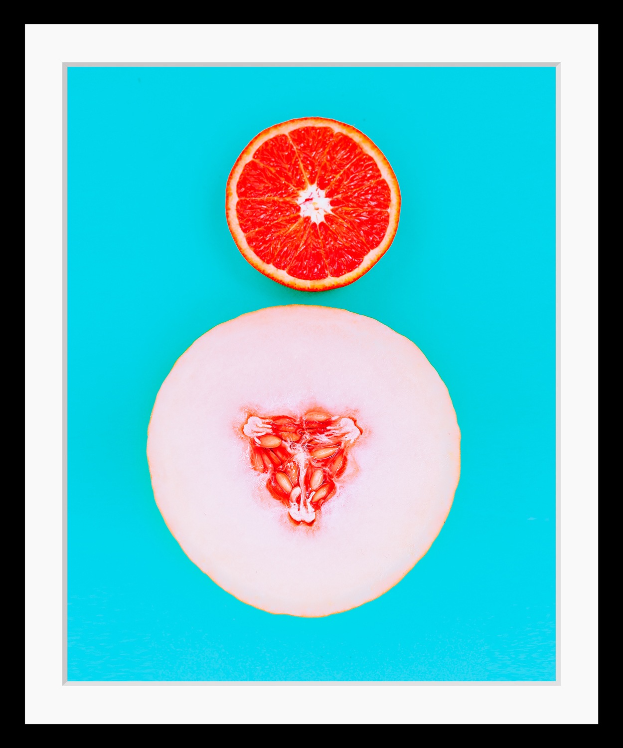 Image of queence Bild "Aureli" Essen Lebensmittel Obst Obst Bilder HD Premium Poster-Druck inkl. Holzrahmen