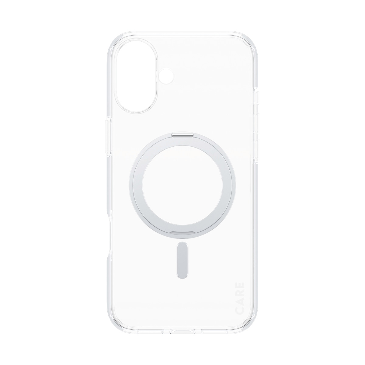 CARE by PanzerGlass Displayschutzglas »3-in-1 Protection, Ceramic Glass, Kickstand Case, Lens Cover«, für Apple iPhone 16 Plus, Displayschutzfolie, Schutzfolie, Bildschirmschutz, kratz- & stossfest