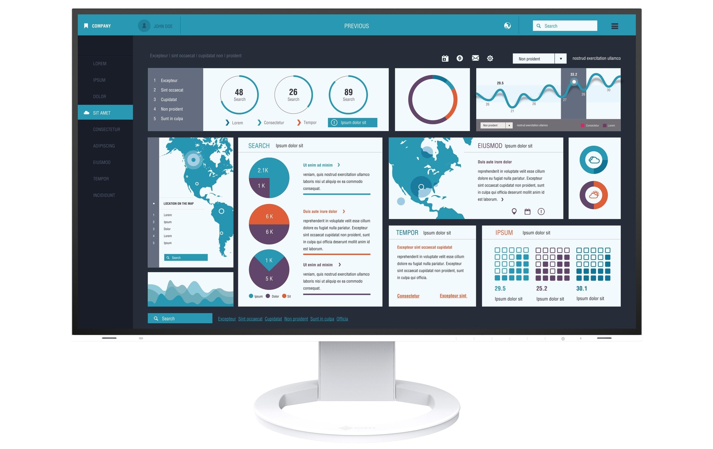 Image of Eizo Ergo Monitor "EV2795 Swiss Edition" 68,31 cm/27 ″ 2560 x 1440 px WQHD 5 Reaktionszeit 60 Hz