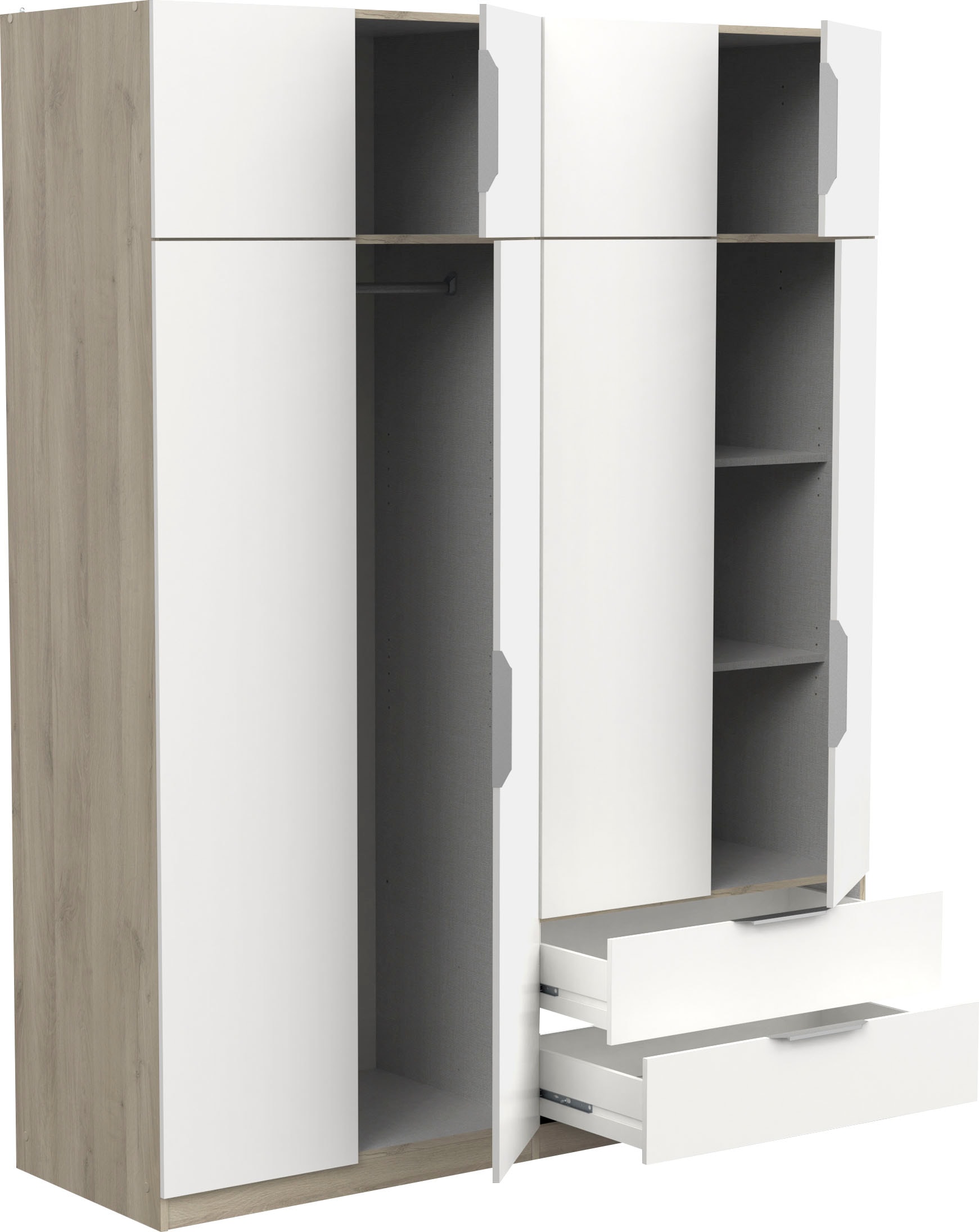 Demeyere GROUP Armoire à portes battantes »Ghost« Breite ca. 157cm,Höhe ca. 200cm,viel Stauraum,mit Innenaustattung