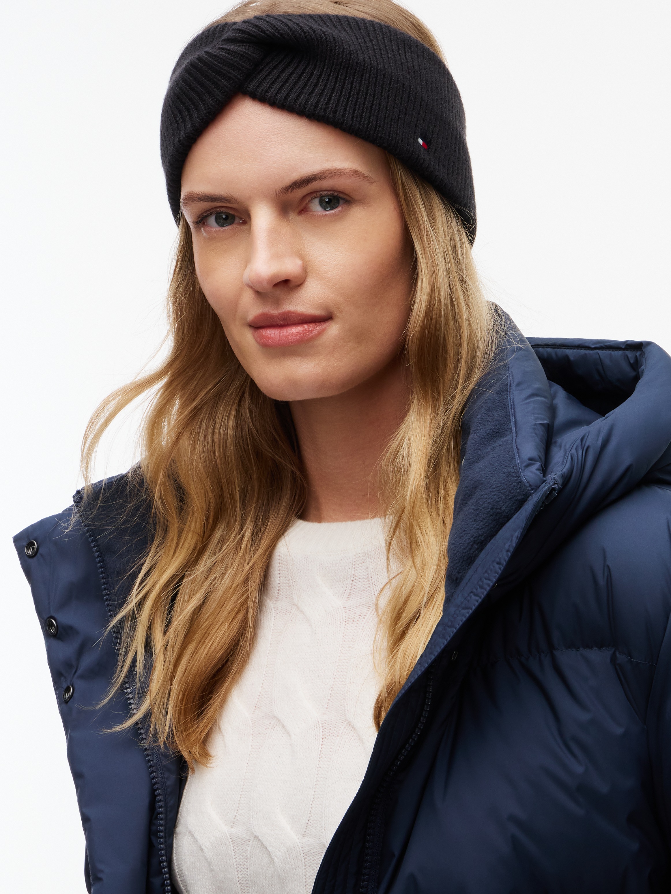 Image of Tommy Hilfiger Stirnband "TH FLAG KNIT HEADBAND" mit Woll-Anteil