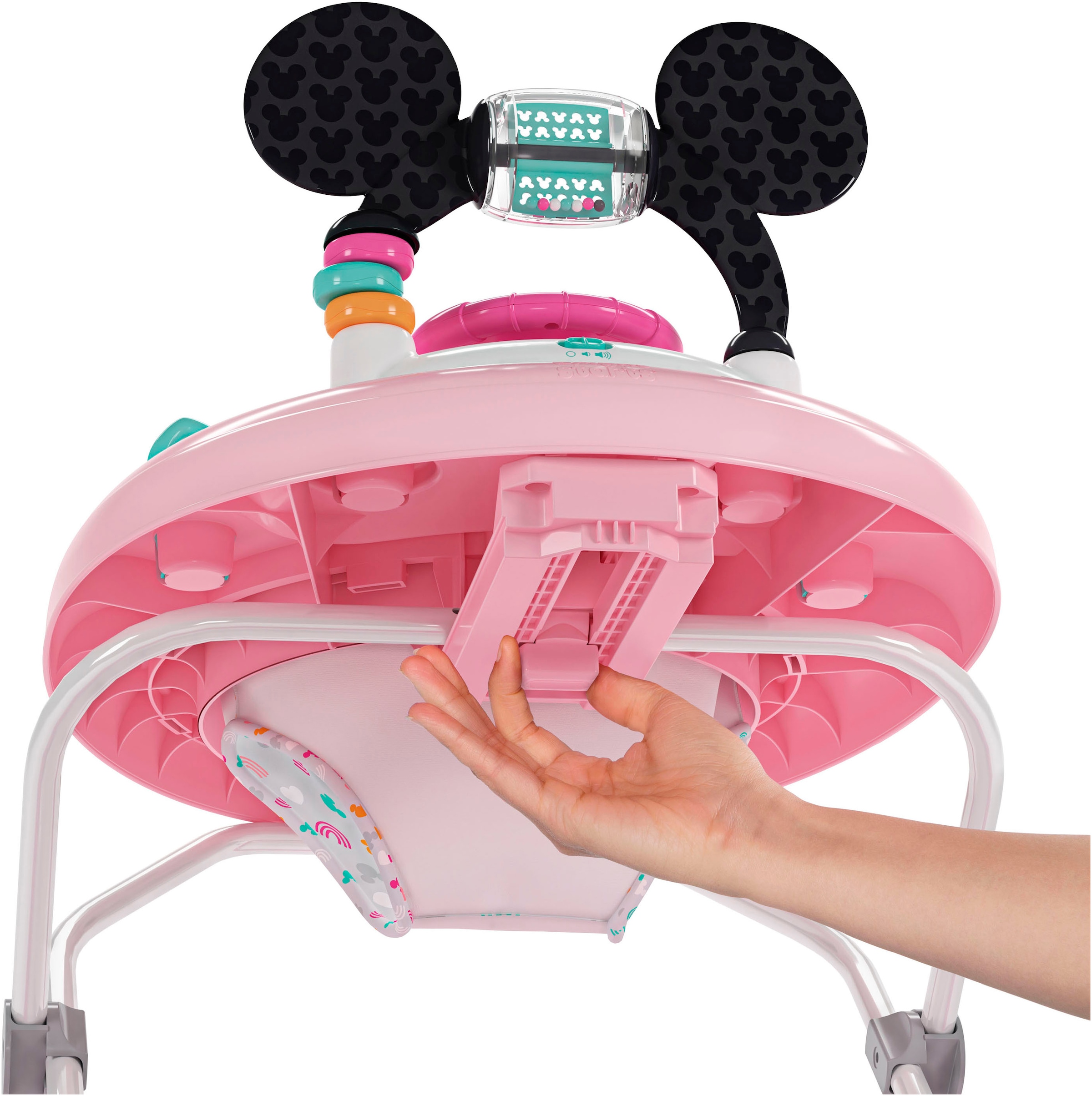 Bright Starts Trotteur »MINNIE MOUSE Tiny Trek™ Walker, Forever Besties™, 2-in-1 Walker« mit Licht und Sound