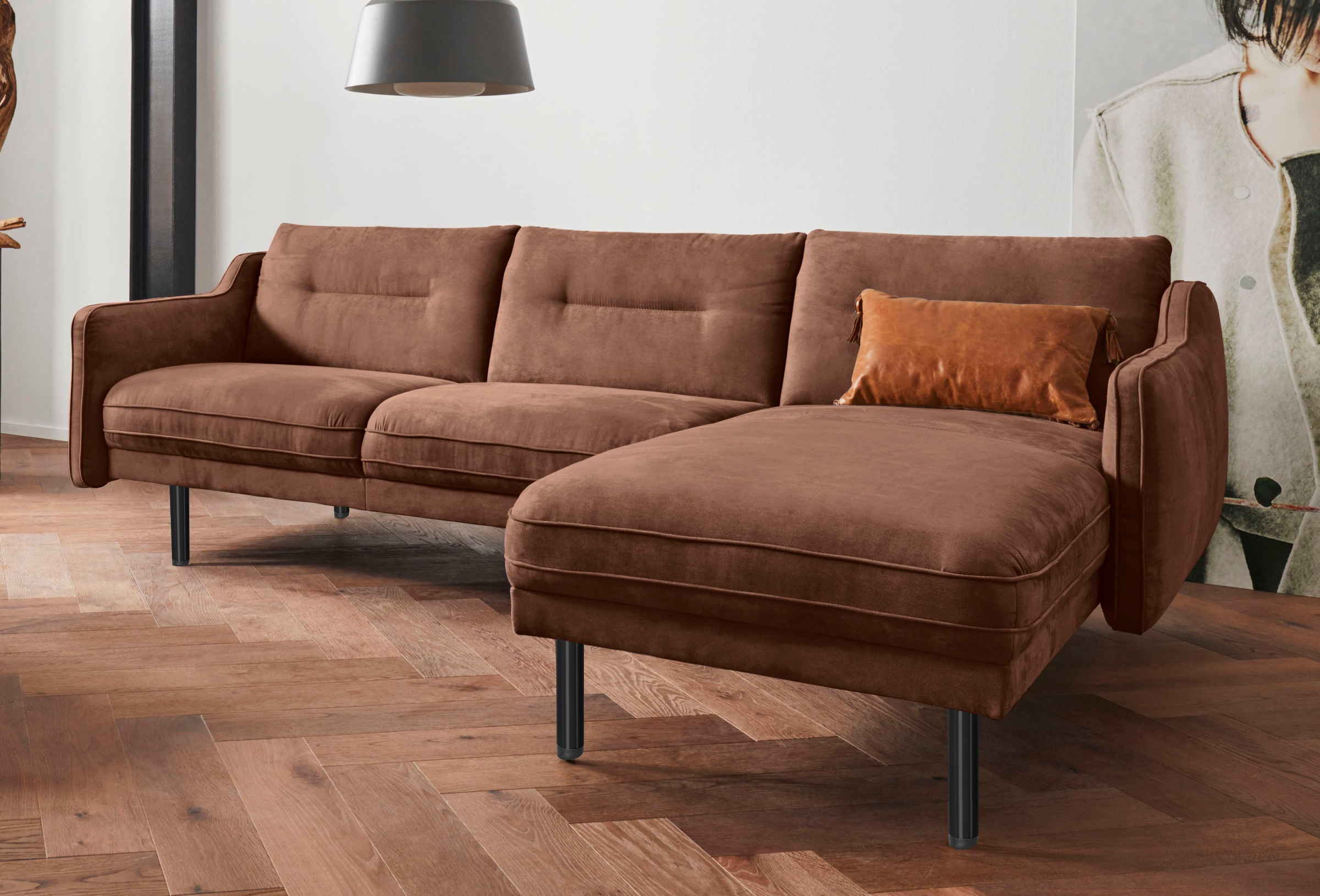 GOODproduct Ecksofa »Nordfyn L-Form« edles Design in 3 Bezugsqualitäten