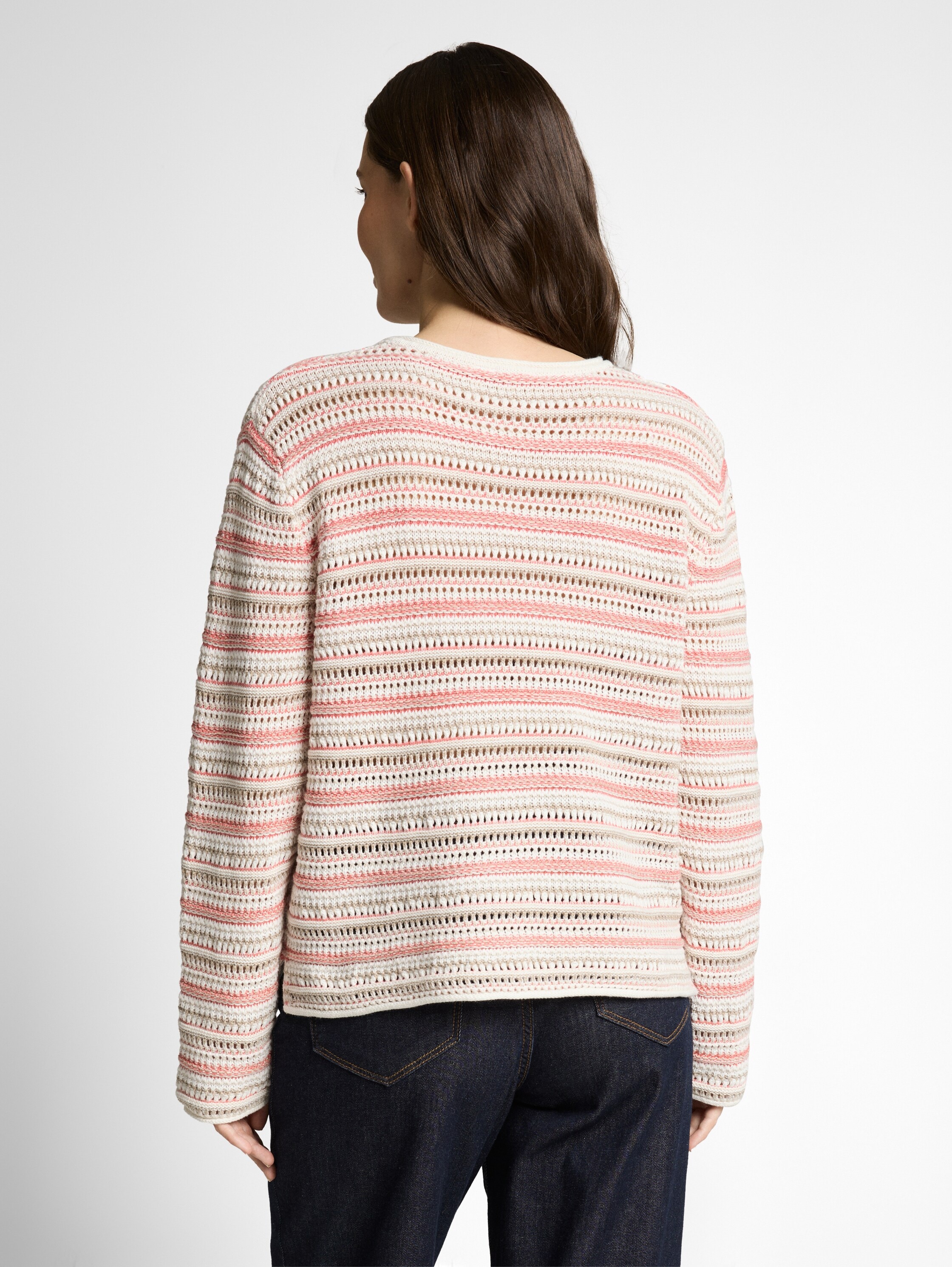 TOM TAILOR Pull en tricot avec motif à rayures