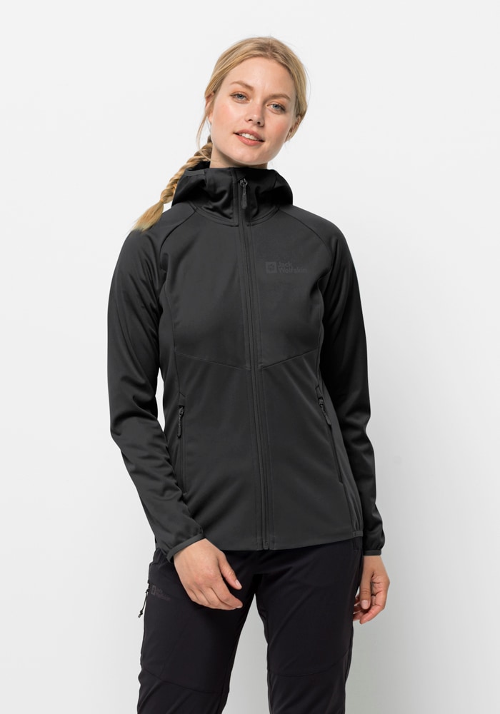 Softshelljacke »GO HIKE SOFTSHELL W«, mit Kapuze