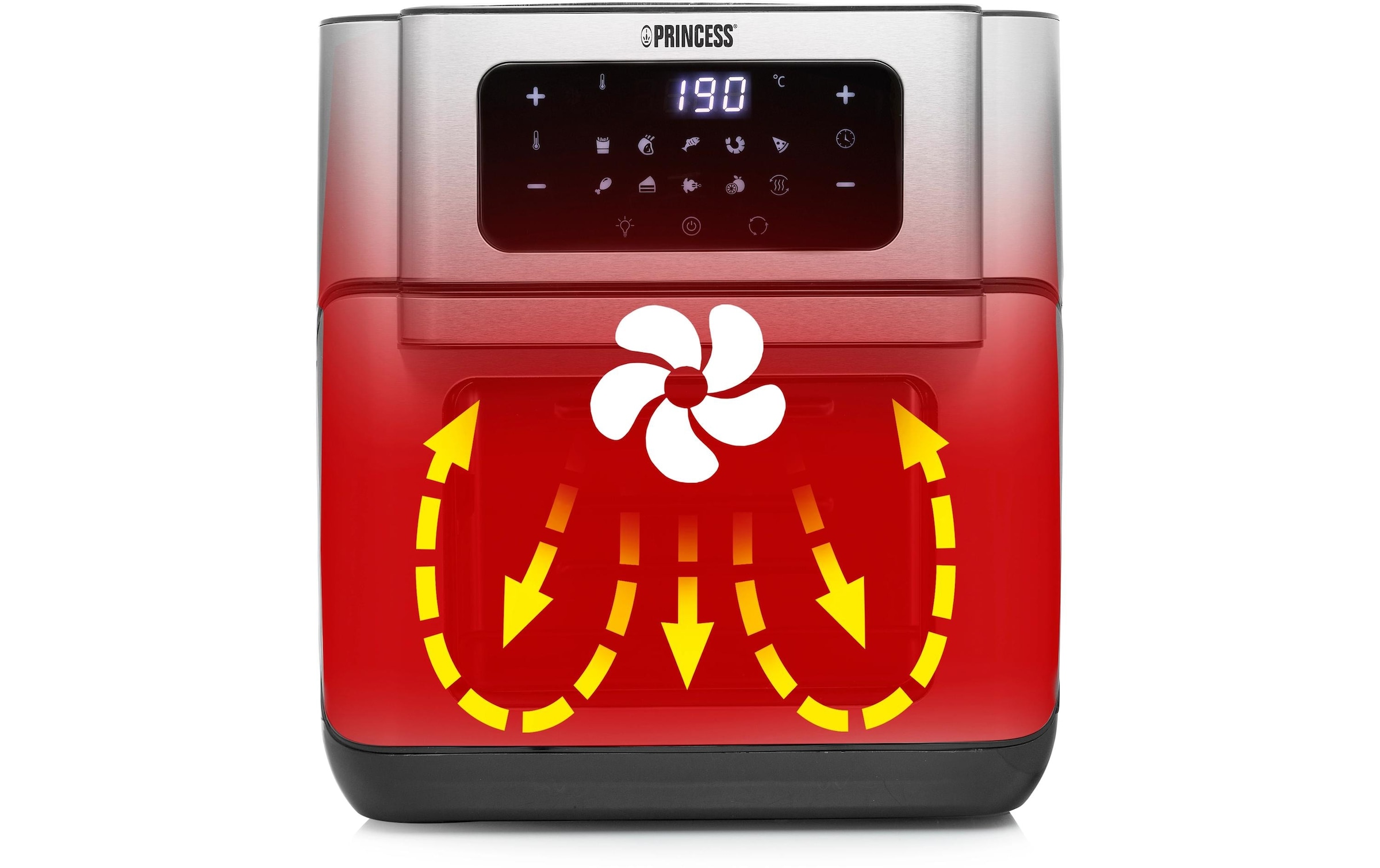 PRINCESS Heissluftfritteuse »mit Frittierfunktion 10 l«, 1500 W