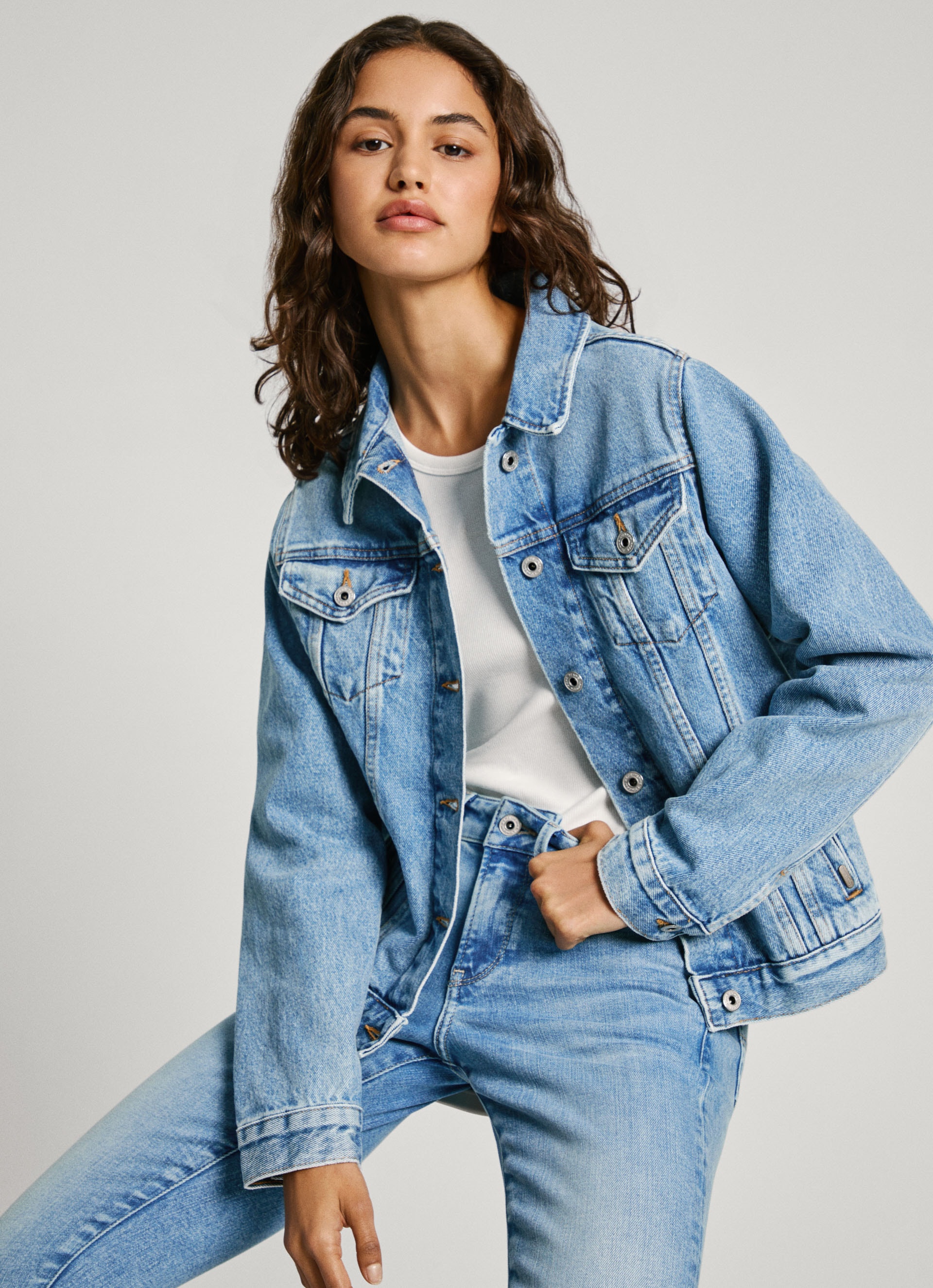 Pepe Jeans Jeansjacke »REGULAR JACKET«, in authentischer Denim-Qualität