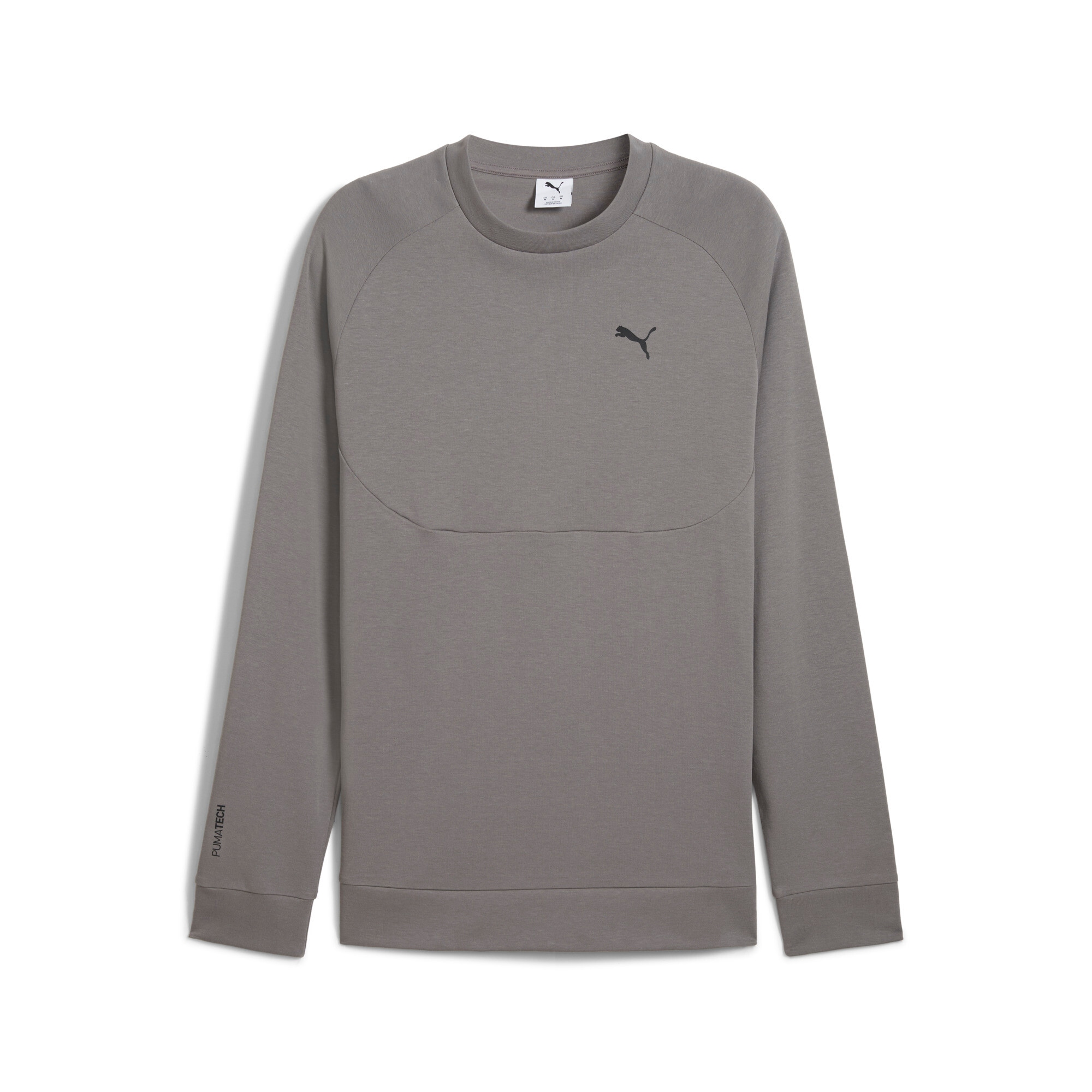Image of PUMA Langarmshirt "TECH CREW DK" Regular Fit, Rundhalsausschnitt, sportlicher Stil