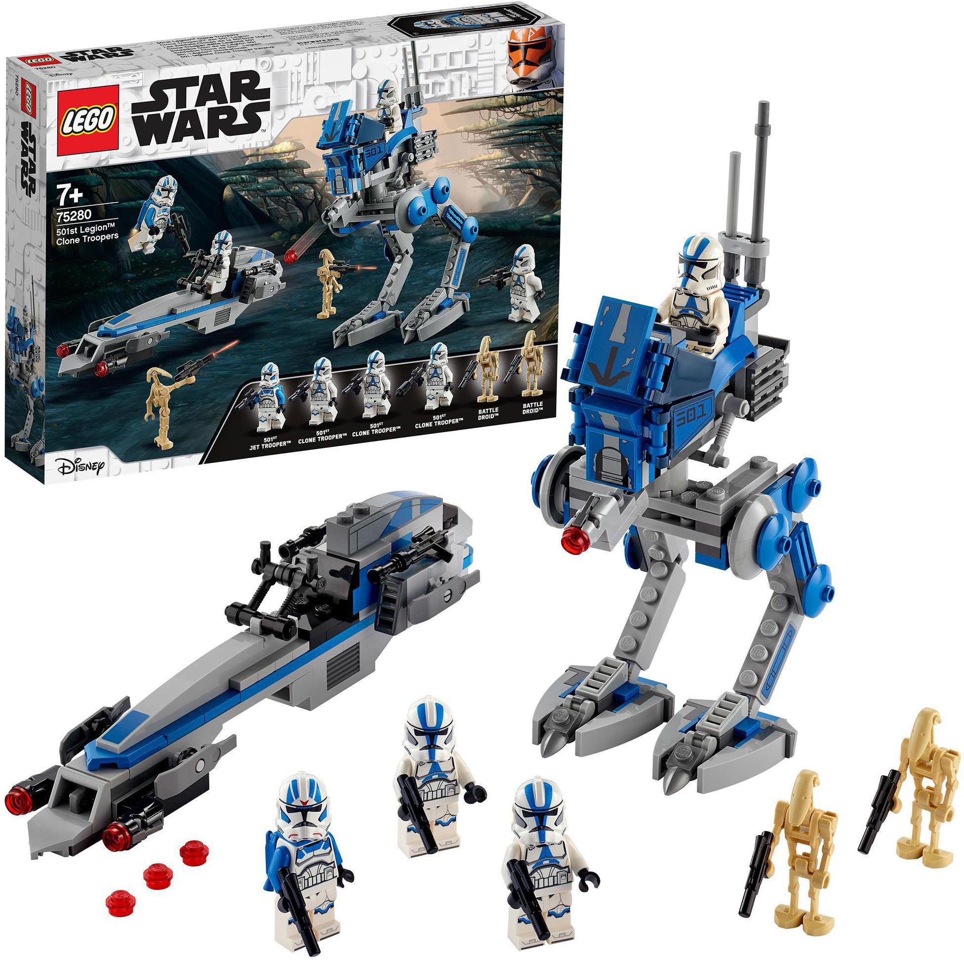 Image of LEGO® Konstruktionsspielsteine »Clone Troopers™ der 501. Legion™ (75280), LEGO® Star Wars™«, (285 St.), Made in Europe bei Ackermann Versand Schweiz