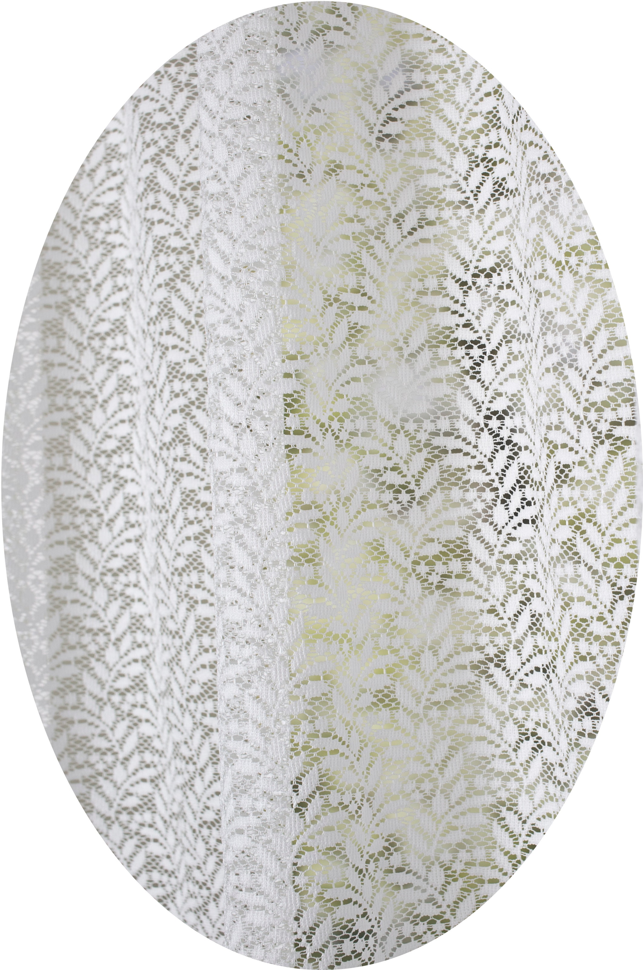 HOME WOHNIDEEN Rideau »PANILIA« Bande multifonctionnelle 1 cuis tlg. Kombibandschal PANILIA mit Raschelspitze