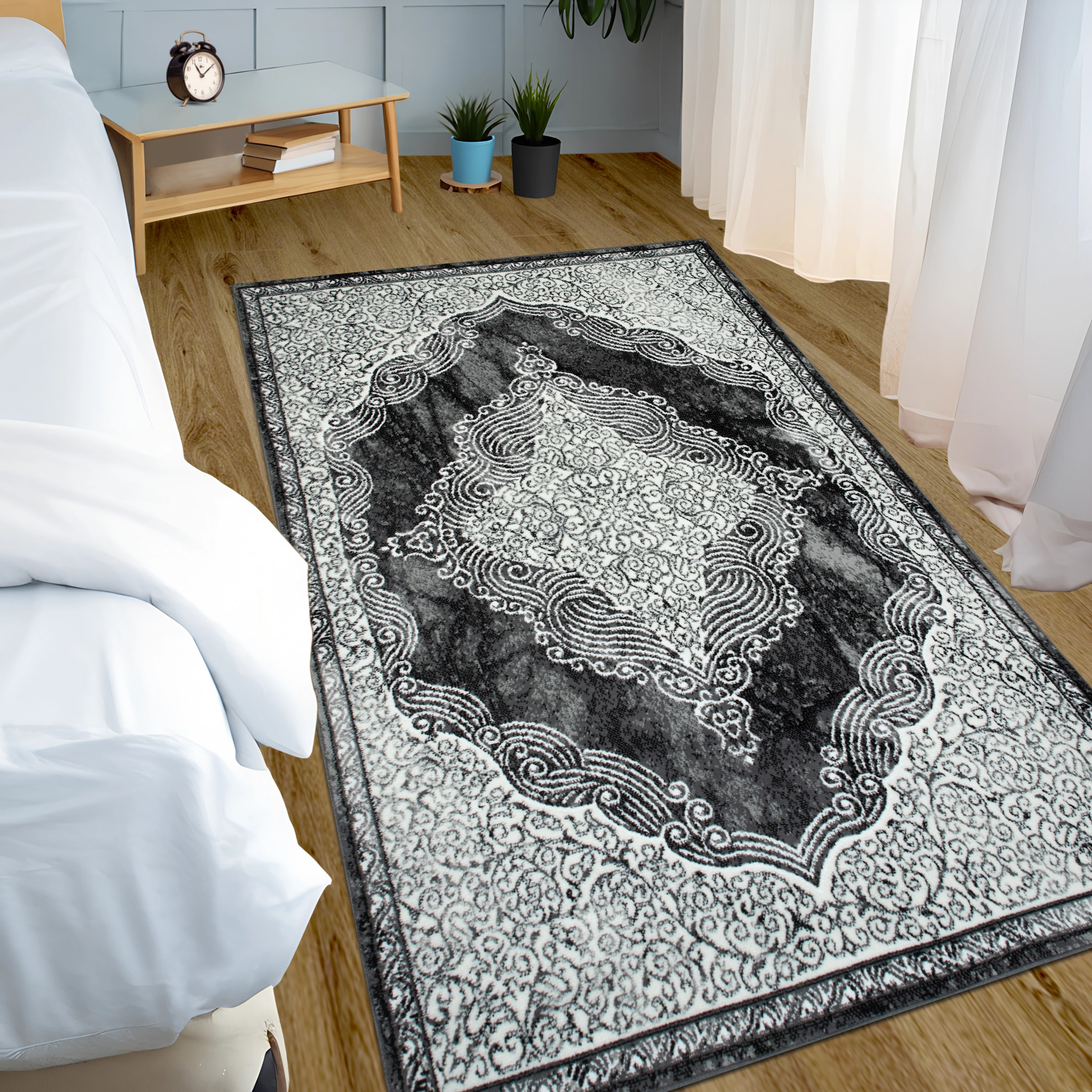 my home Tapis »Harvii, kurzflor« Rectangulaire 8 mm Höhe Orient-Design, weiche Haptik, Wohnzimmer, Esszimmer, Schlafzimmer