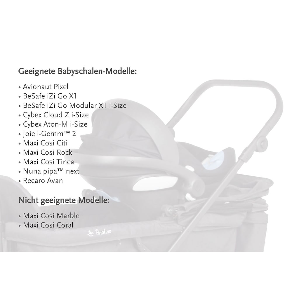 Pinolino® Adapter für Kinderwagen »Babyschalen-Adapter«