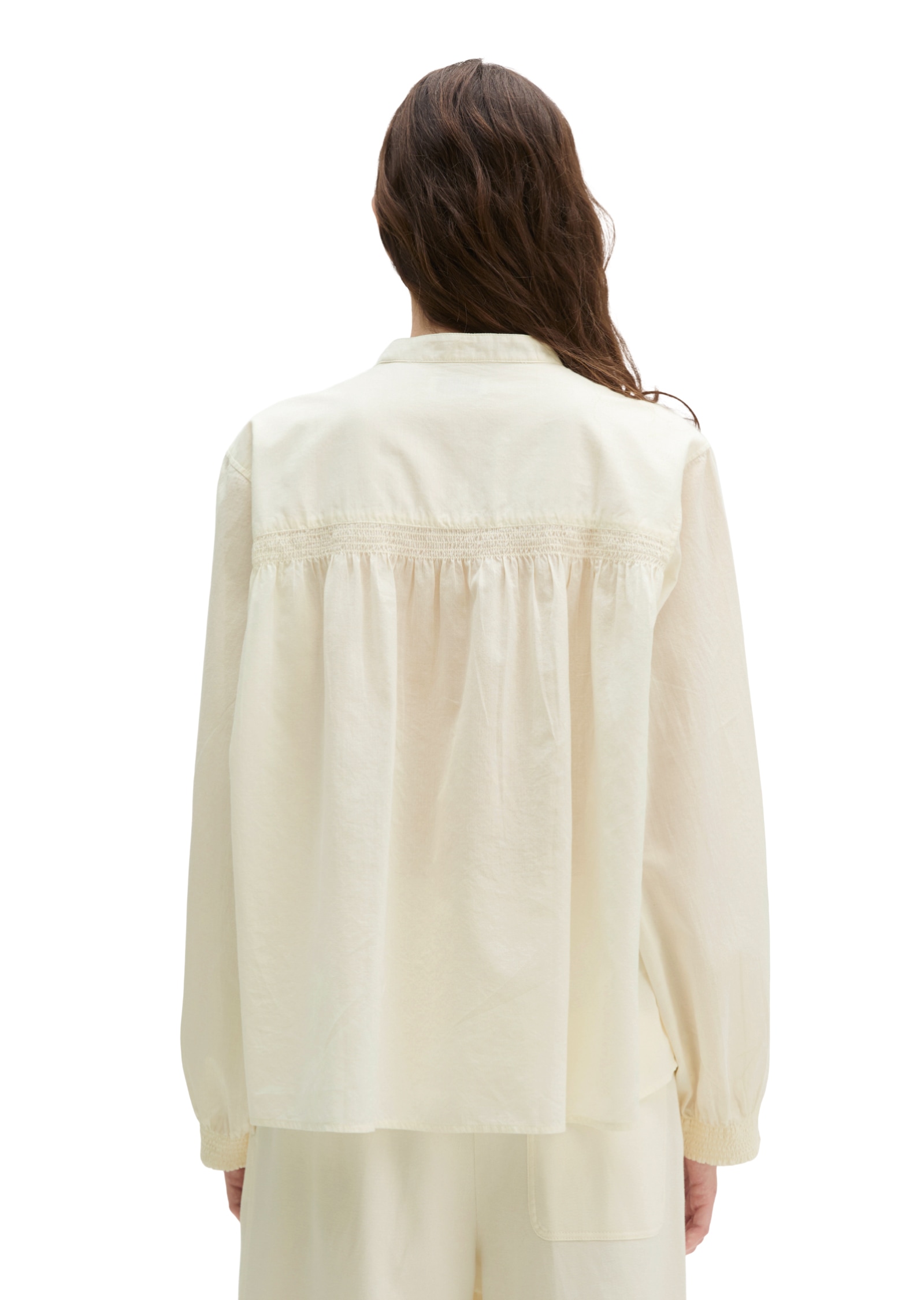 Marc O'Polo Blouse à manches longues décontracté en voile de coton doux