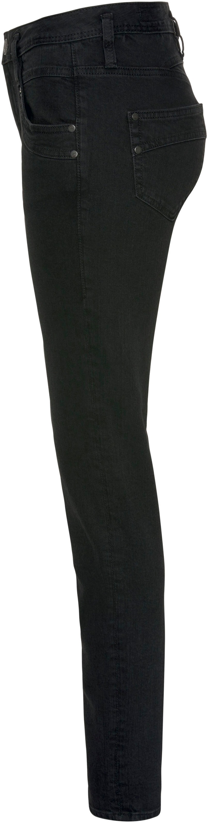 Herrlicher High-waist-Jeans »RADINA RECYCLED DENIM«, mit leichtem Push-Up-Effekt