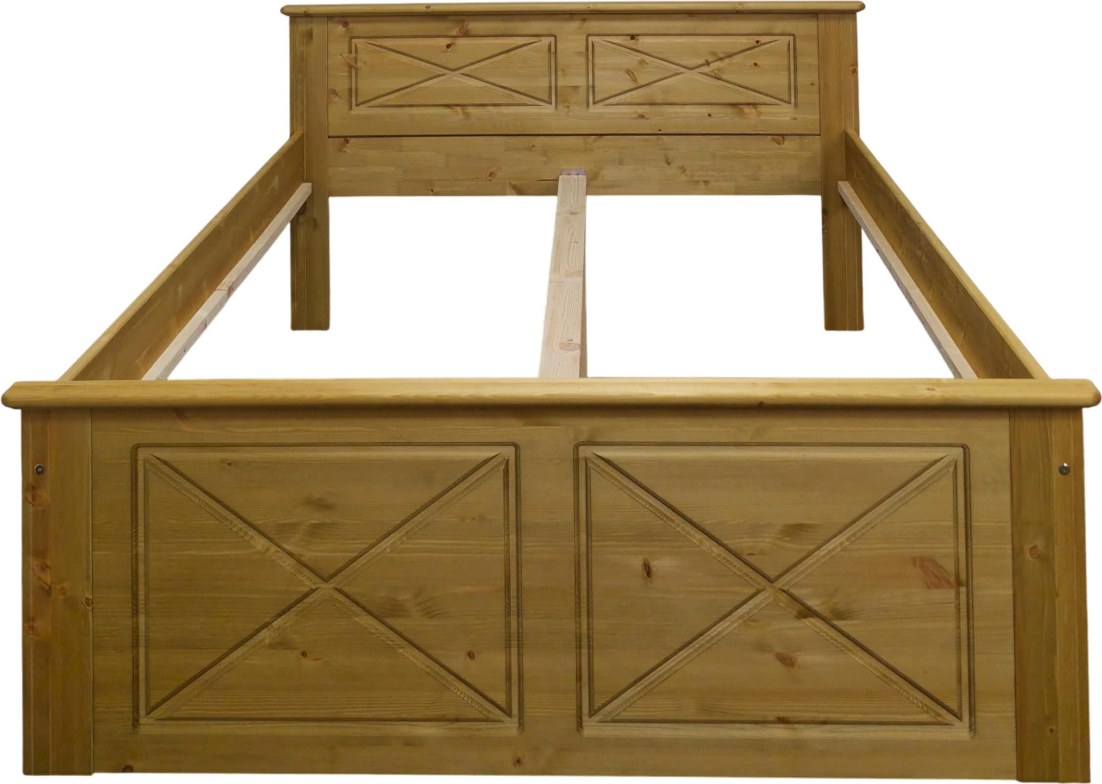 GOODproduct Bett »Hugo, Massivholzbett, FSC® zertifiziertes Massivholz« B/T/H: 153/208/84 cm,  aus massiver Kiefer, ohne Lattenrost,140x200 cm, Bettkasten optional