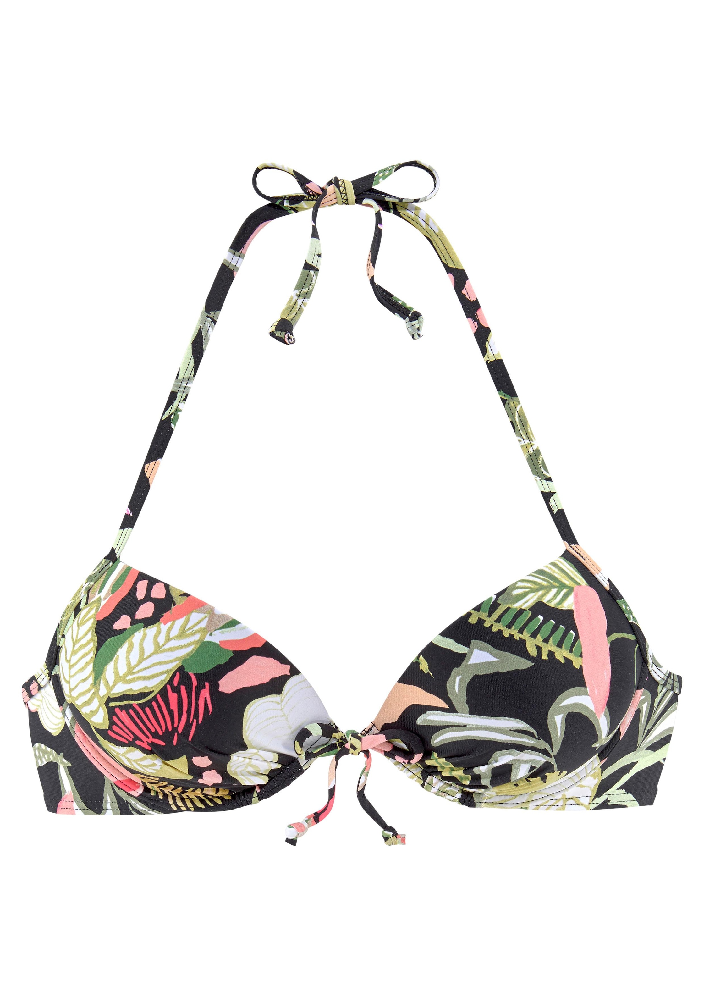 s.Oliver Push-Up-Bikini-Top »Herbst«, im floralen Design