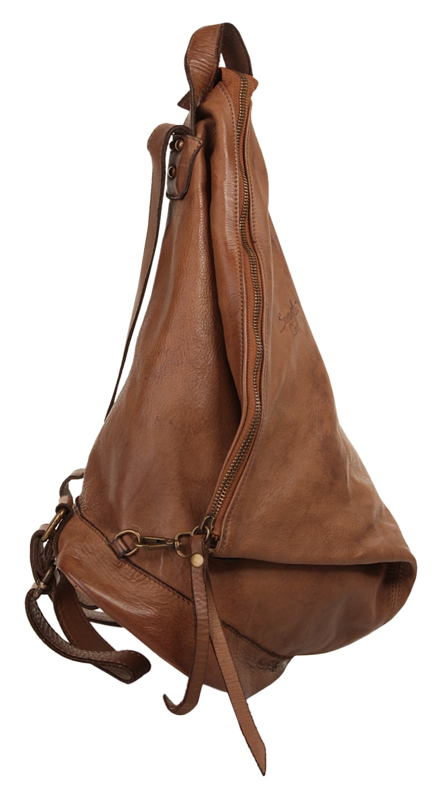 Samantha Look Cityrucksack, echt Leder, Made in Italy