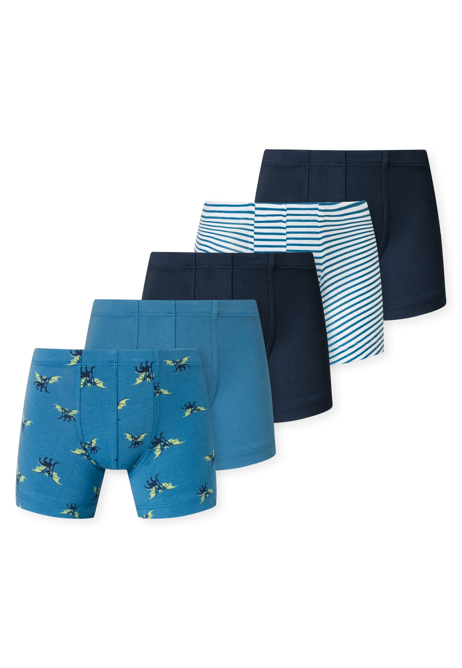 Schiesser Boxershorts, (5er-Pack), mit weichem Softbund