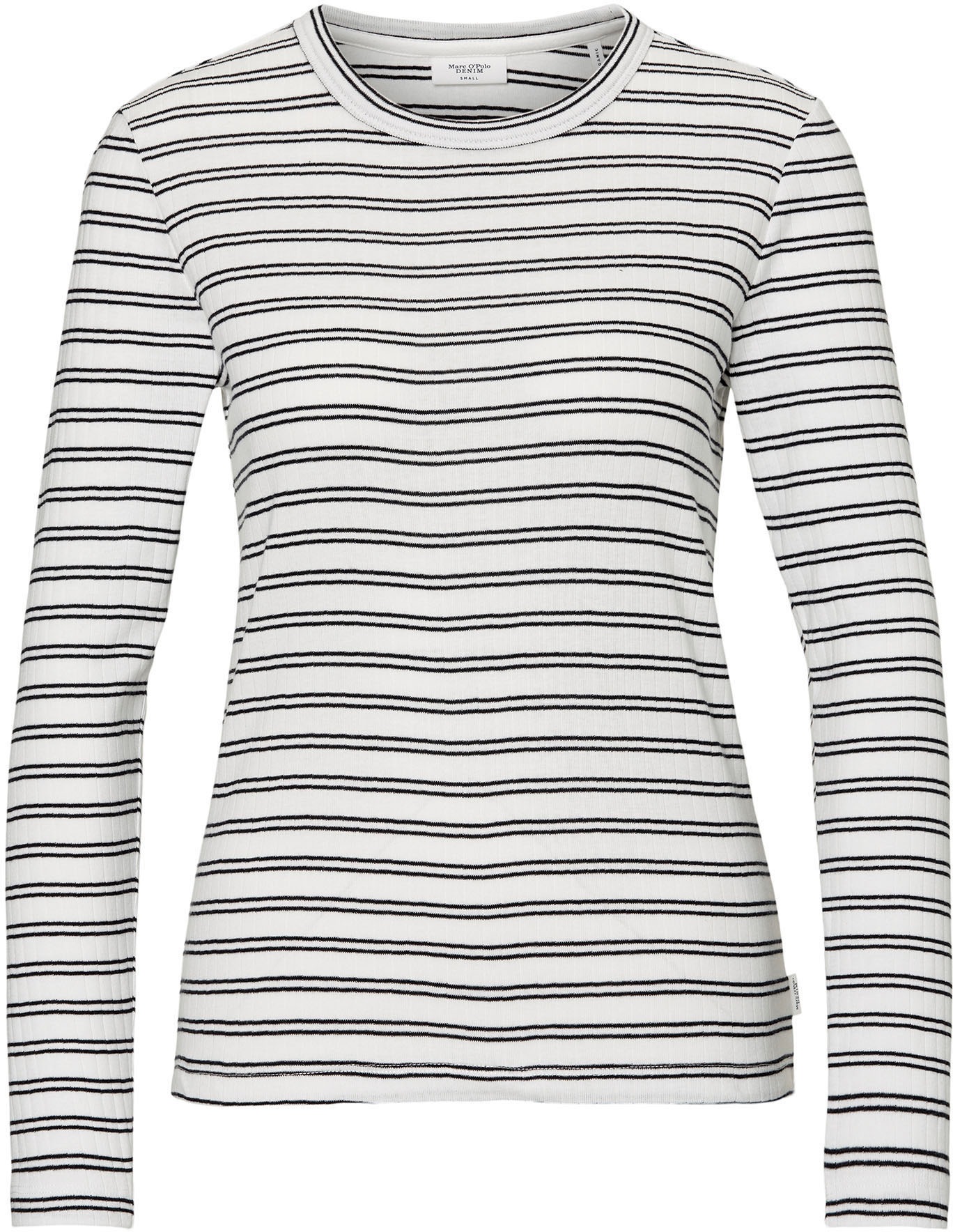 Image of Marc O'Polo DENIM Langarmshirt, mit schöner leichter Rippenoptik bei Ackermann Versand Schweiz