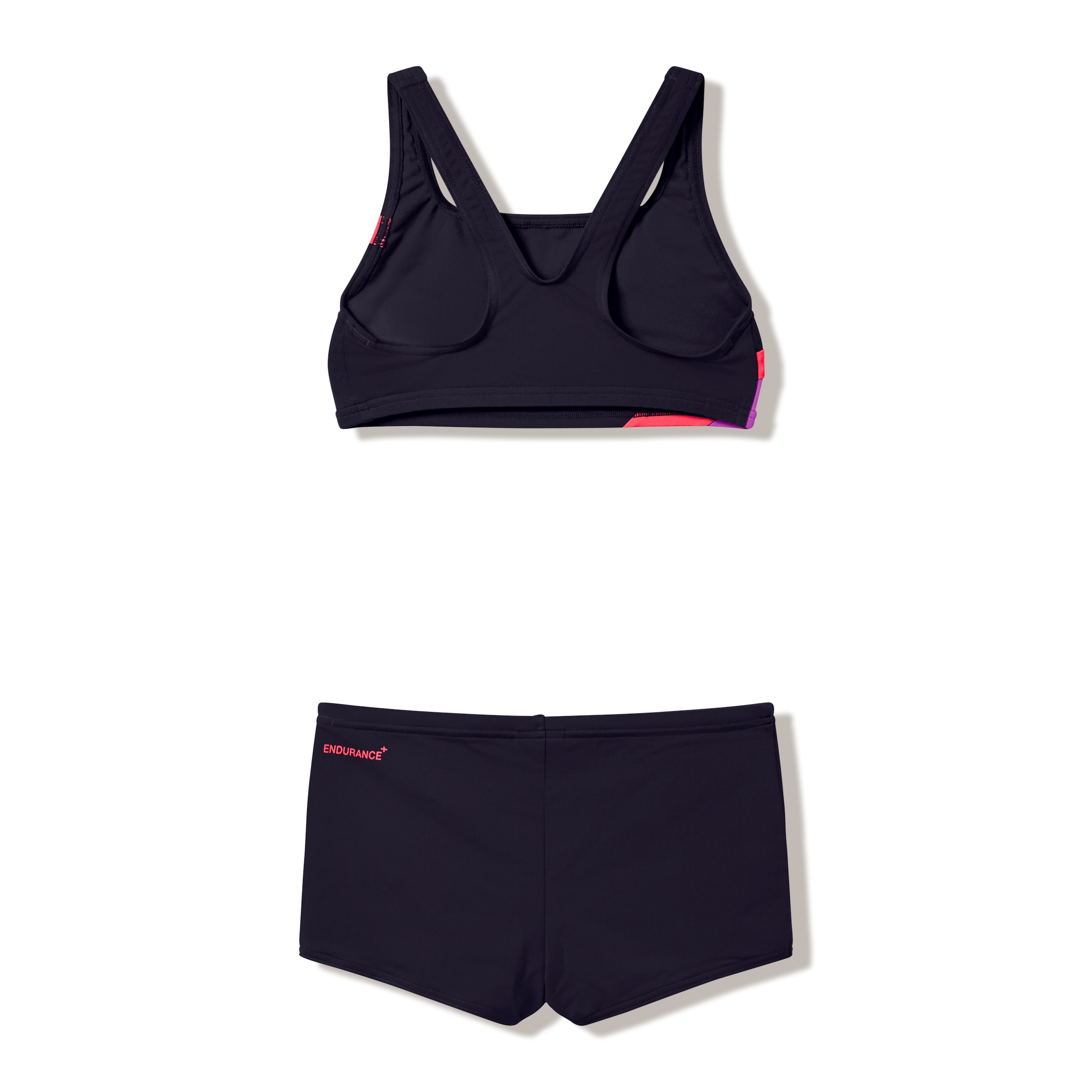 Speedo Bikini bustier »HYPERBOOM BUTTERFLY BACK 2PC BLK/PNK«