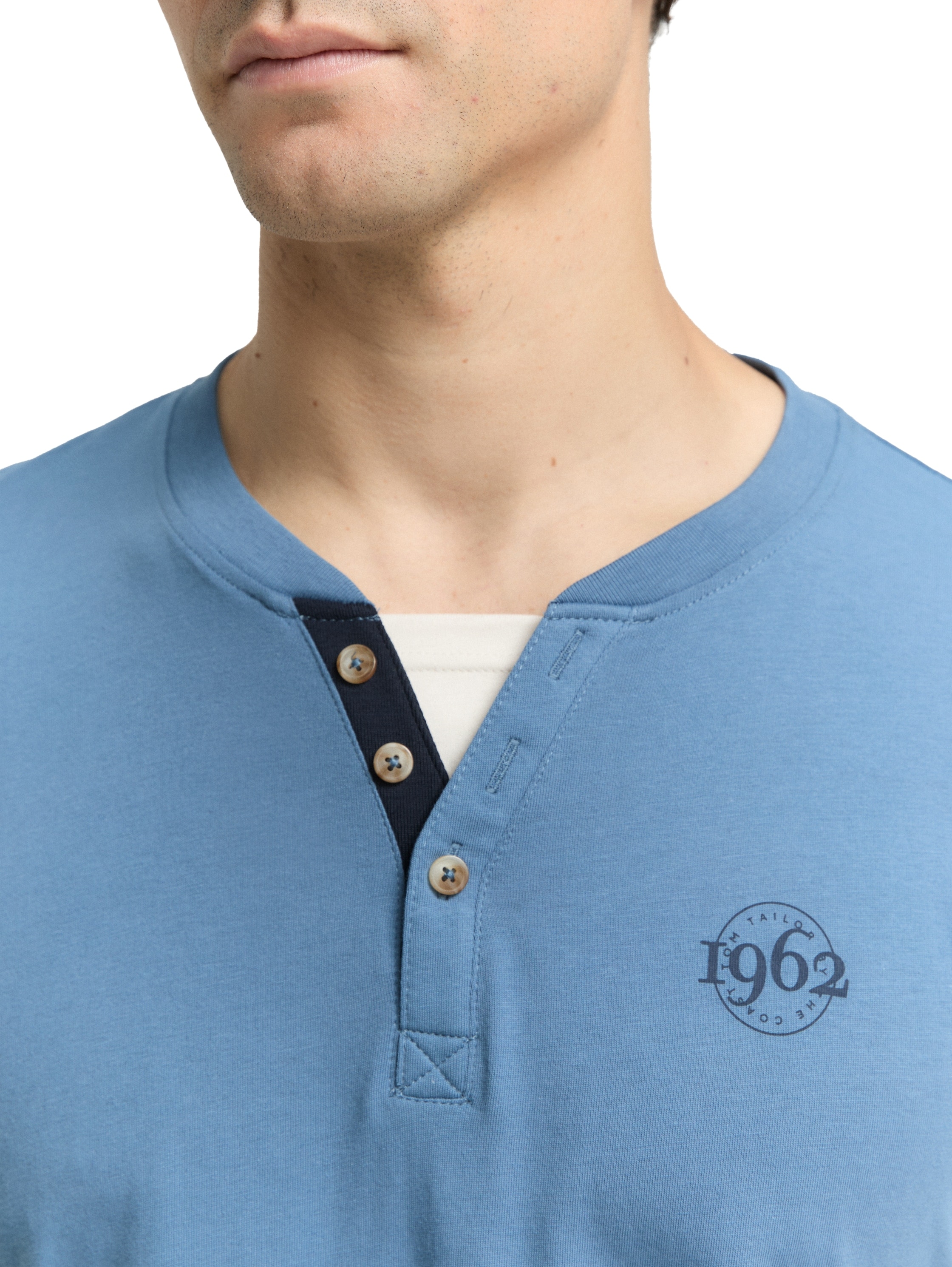 TOM TAILOR Langarmshirt mit Logo Print