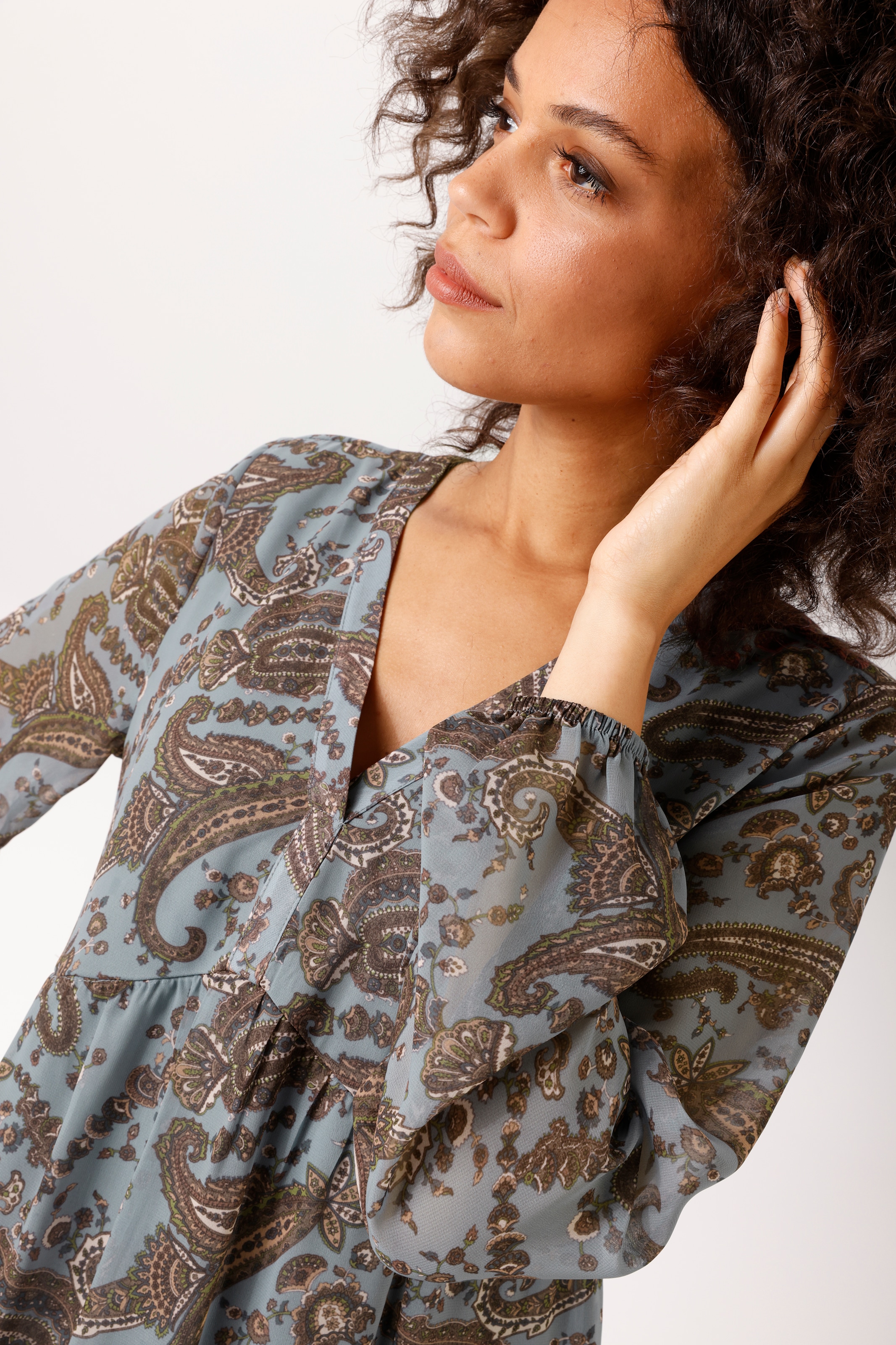 Aniston CASUAL Tunikakleid mit fantasievollen grossflächigen Paisley-Druck - NEUE KOLLEKTION