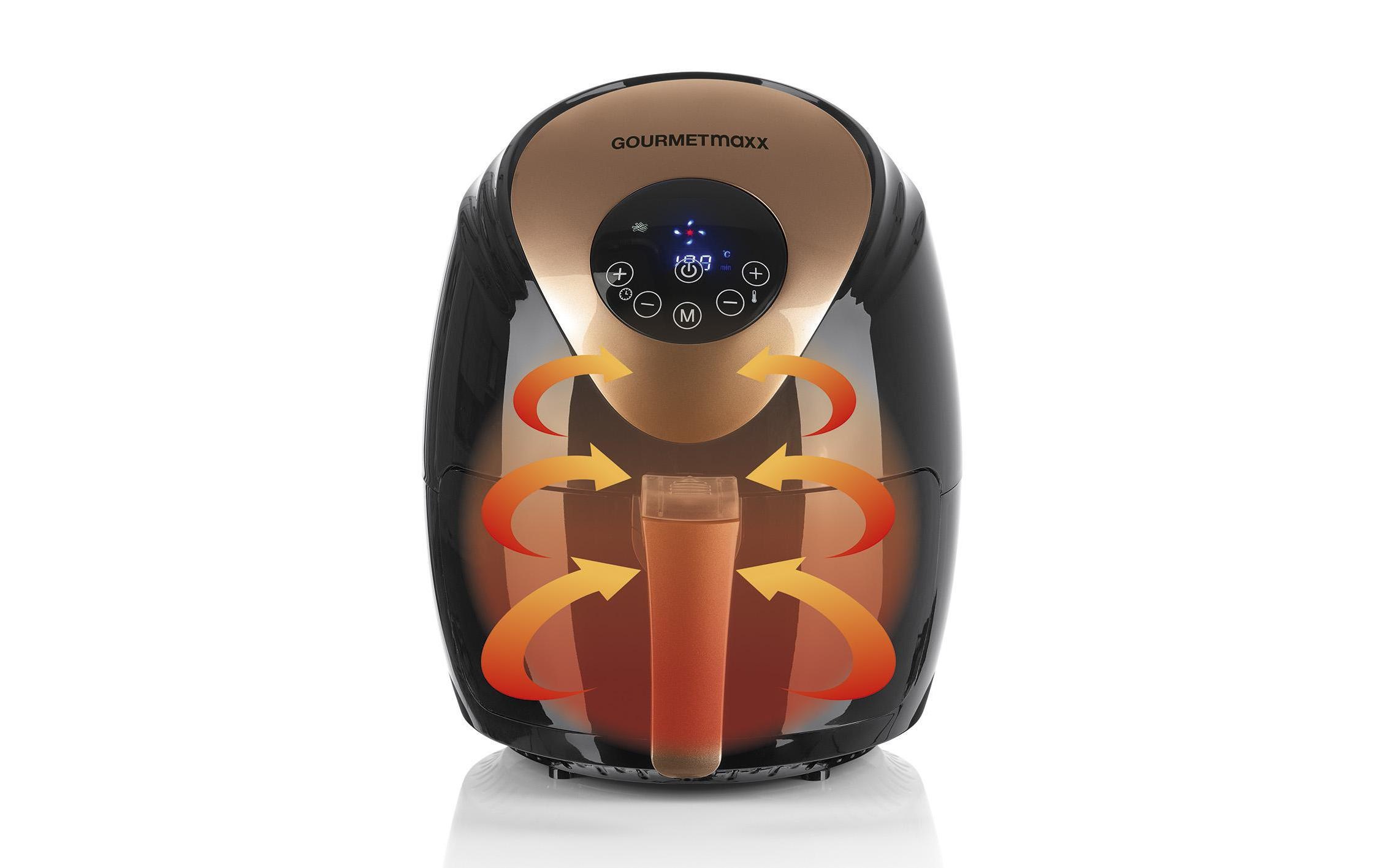 GOURMETmaxx Heissluftfritteuse »Digital 2,5l 1500W 0.8 kg«, 1500 W