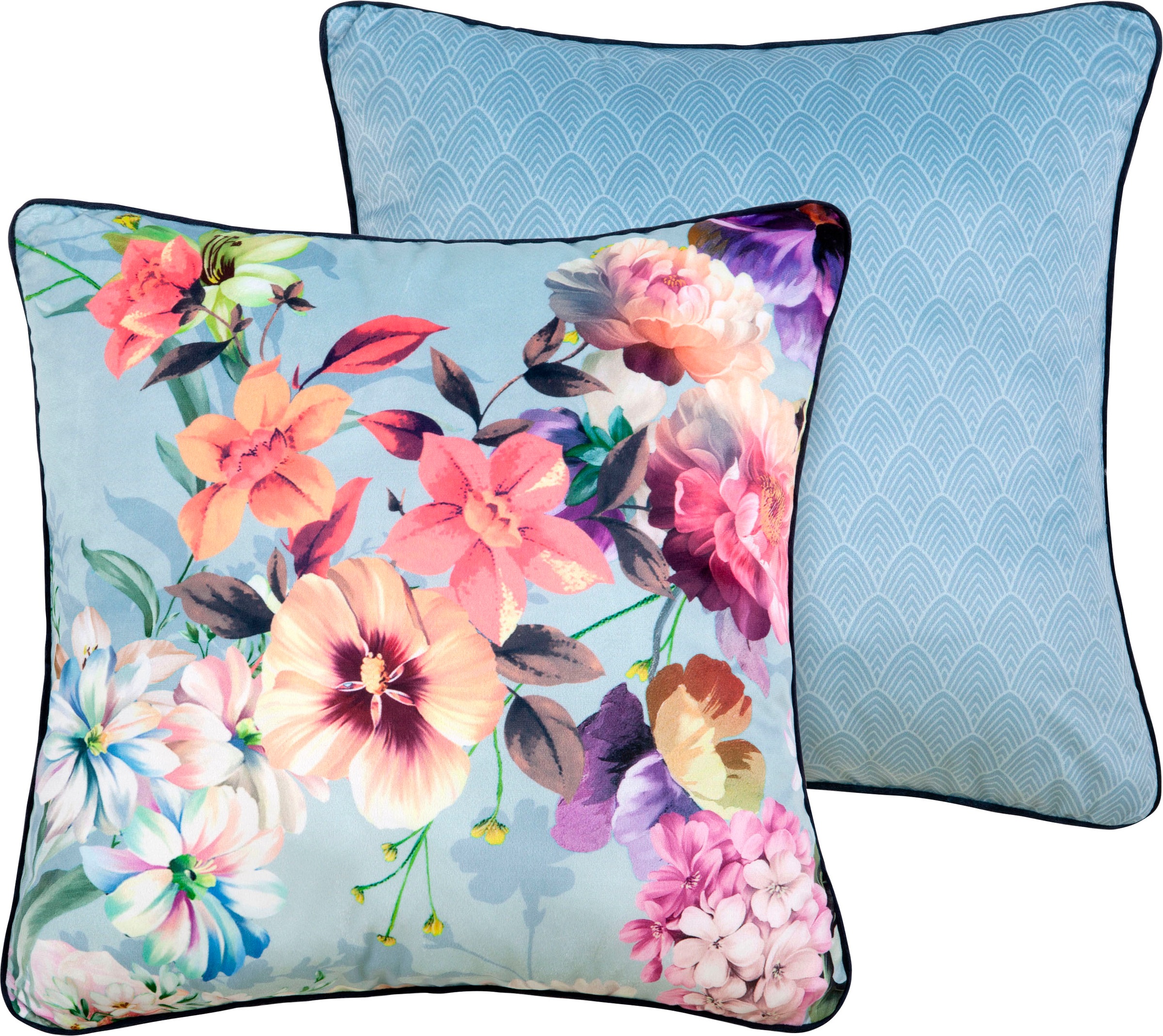 Image of Descanso Dekokissen »Novara«, (1 St., 1 48x48 cm Dekokissen - Mit biese), Mit Biese bei Ackermann Versand Schweiz