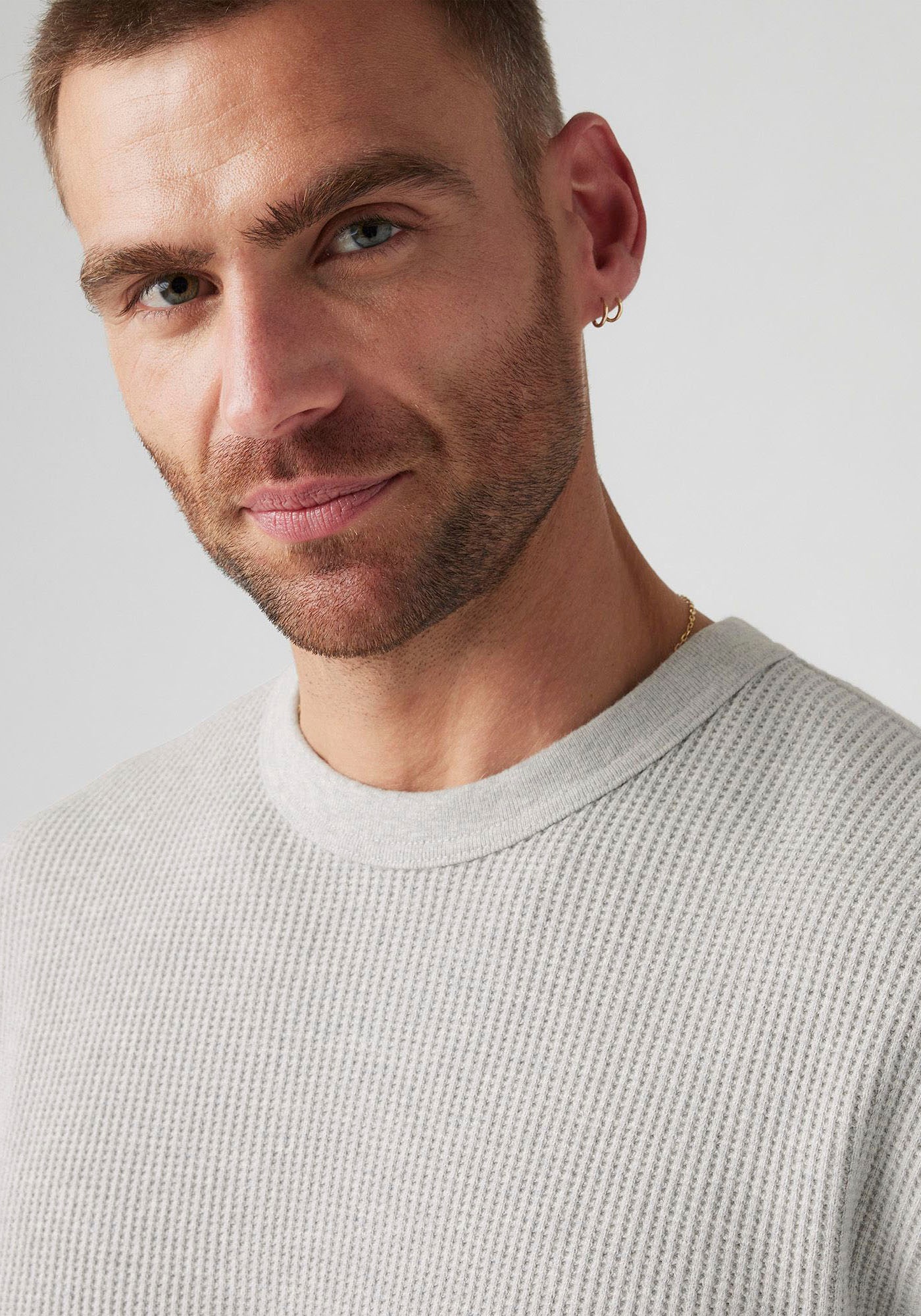 Levi's® T-shirt à manches longues Waffelstruktur