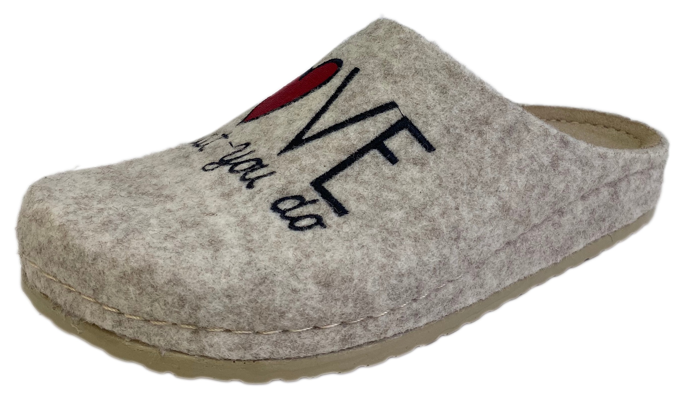 Image of MUBB Pantoffel »NANA«, mit "love what you do" Schriftzug bei Ackermann Versand Schweiz