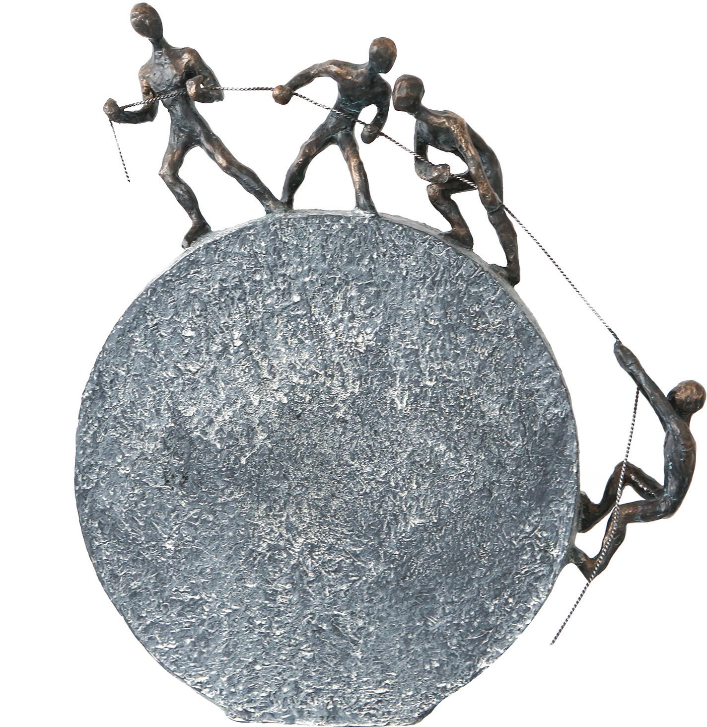 Image of Casablanca by Gilde Dekofigur "Skulptur Lifting" Dekoobjekt, Höhe 36 cm, mit Spruchanhänger, Wohnzimmer