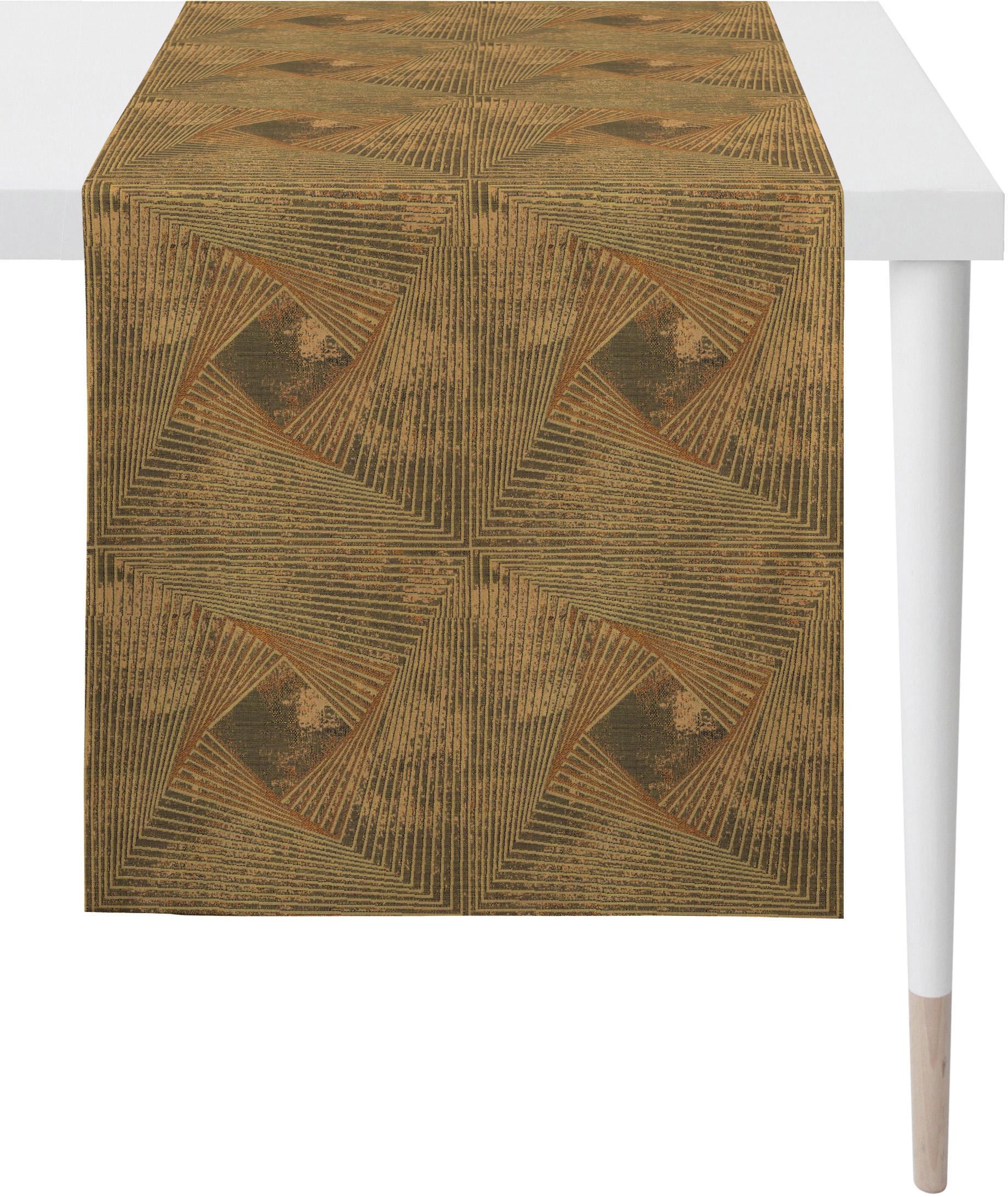 APELT Tischläufer "1307 Loft Style, Jacquard" Fleckschutz