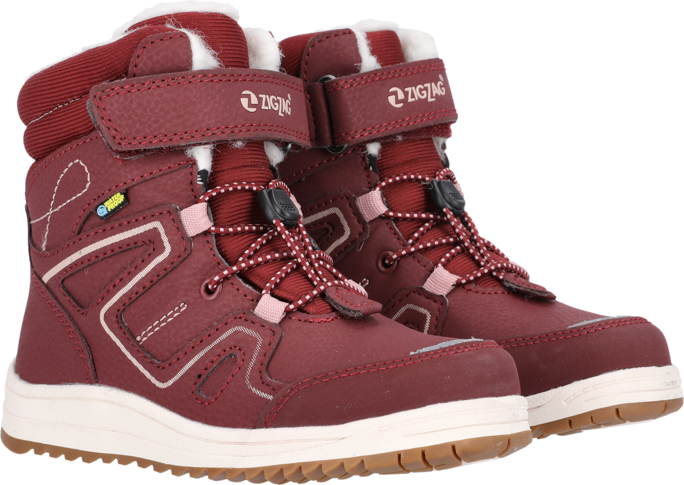 ZIGZAG Bottes d'hiver »Rincet Kids Boot WP«  bottes d'hiver, bottes à lacets, chaussures d'hiver, imperméables, doublées