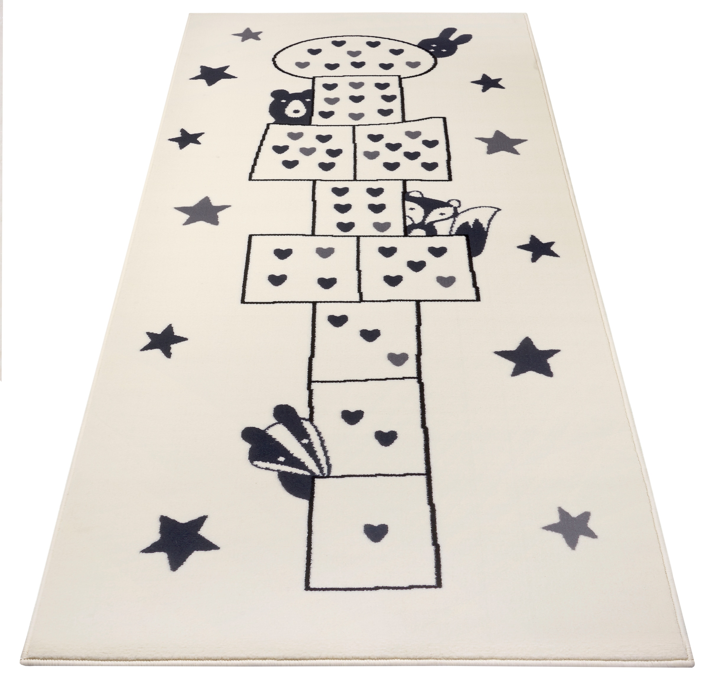 HANSE Home Kinderteppich »Jump«, rechteckig, 9 mm Höhe, Spielunterlage Hüpfkästchen... kaufen