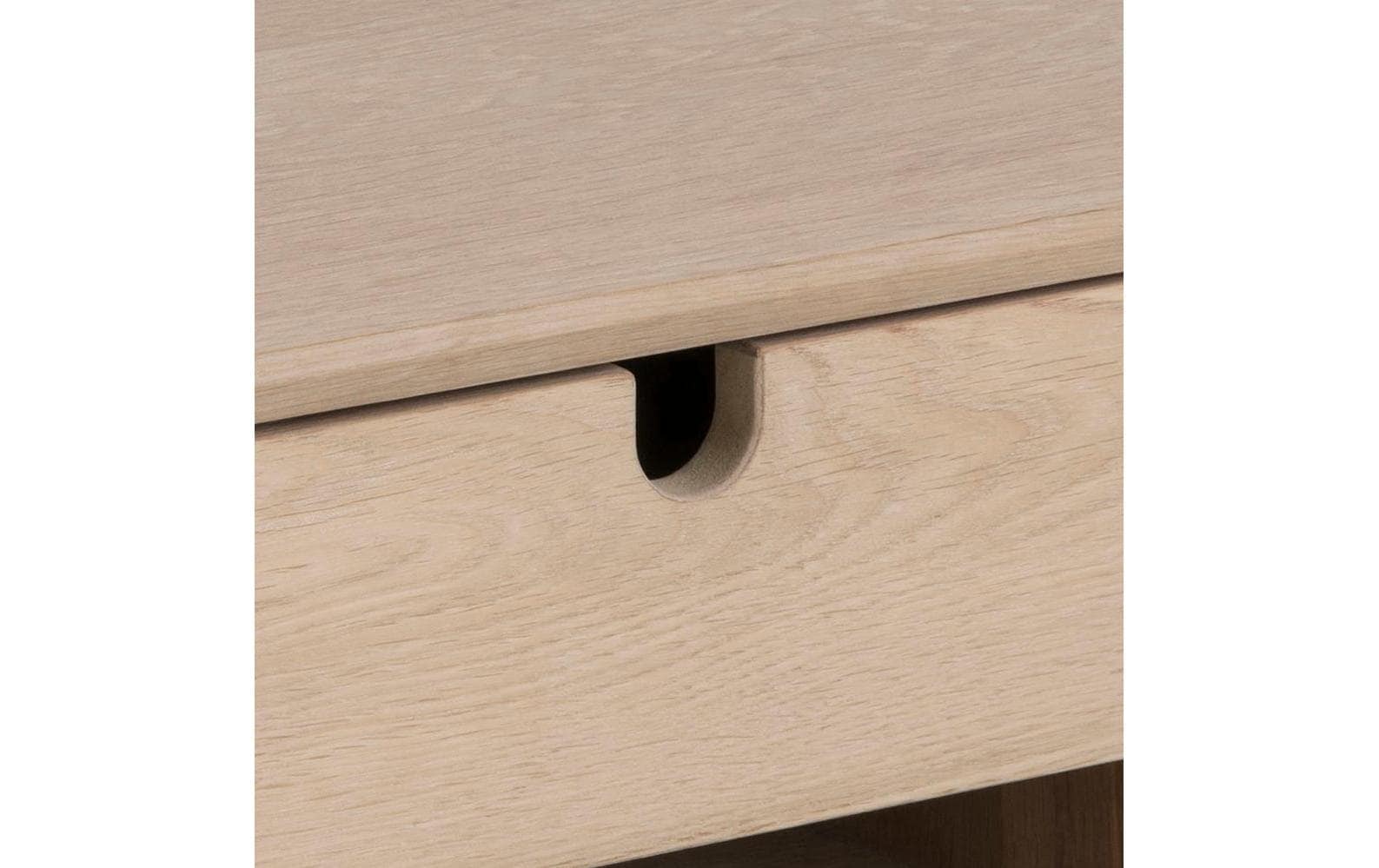 AC Design Nachttisch »Century Nachtkommode« Nachtschrank, Eiche Furnier, Schublade, Wandbefestigung