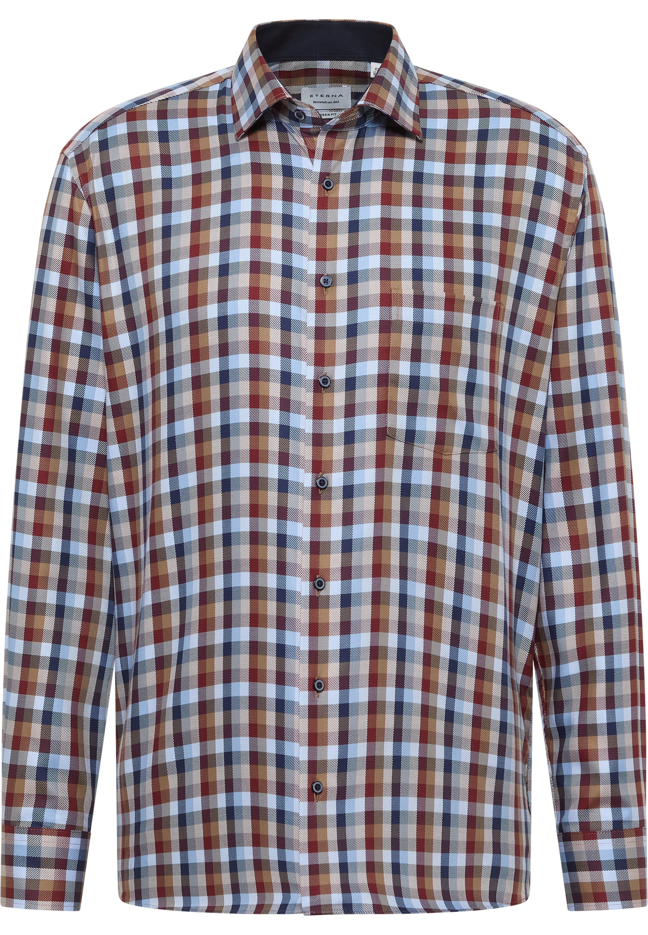 Eterna Langarmhemd »MODERN FIT« NON IRON (bügelfrei)