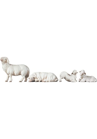 Krippenfigur »Schaf und Lamm, Weihnachtsdeko«