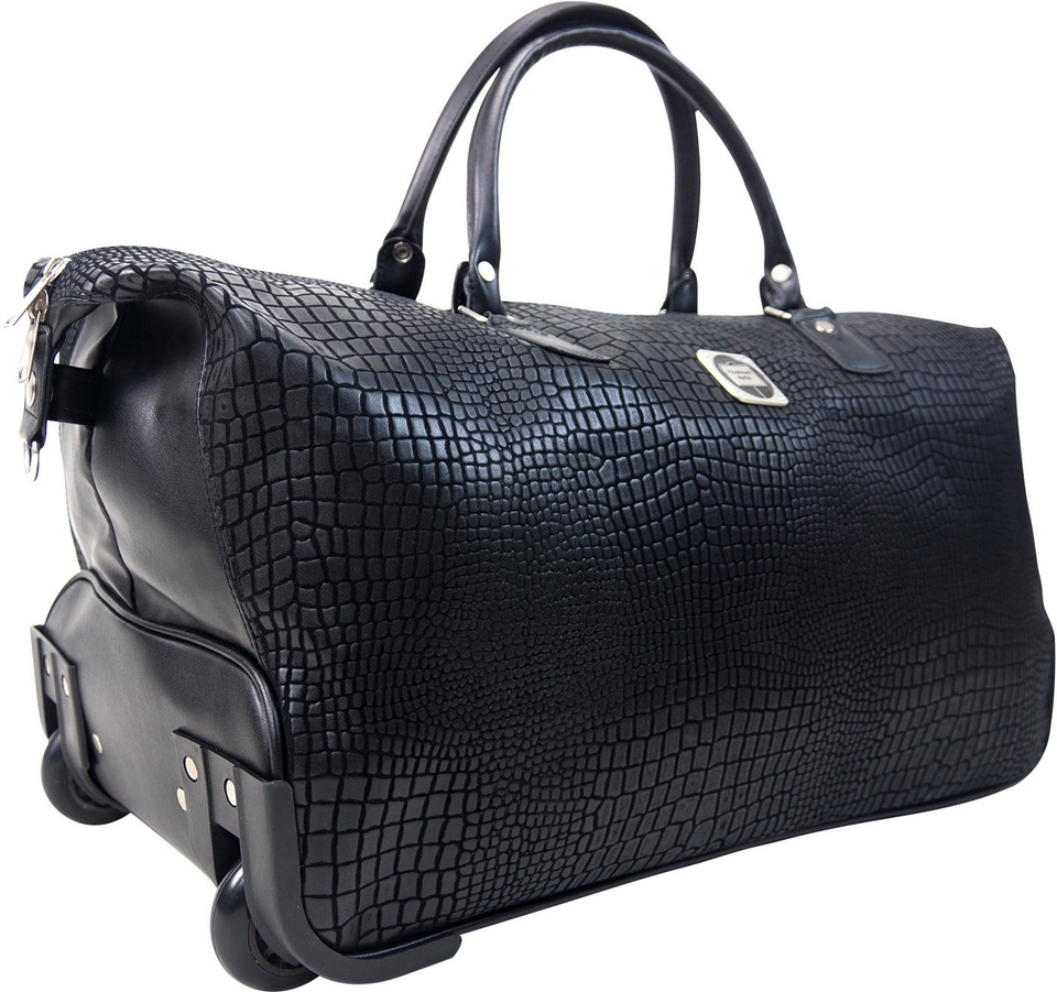 Hauptstadtkoffer Reisetasche »Tiergarten, 56 cm, schwarz«, mit 2 Rollen