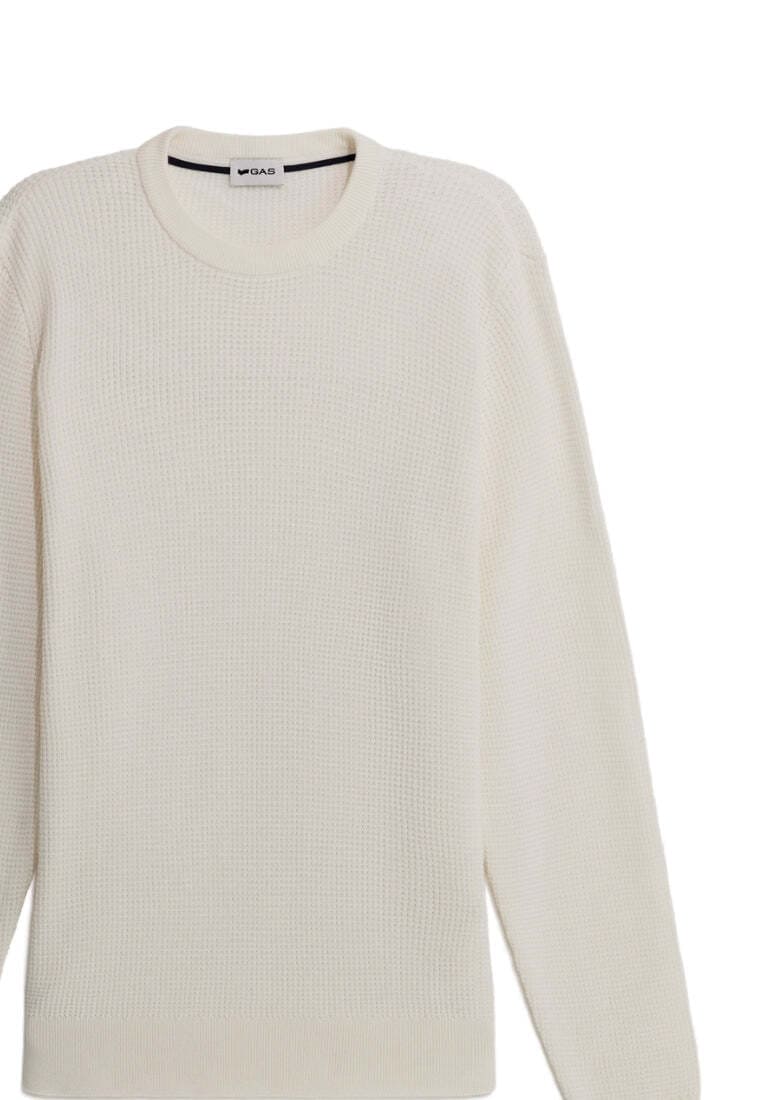 GAS Strickpullover »Gas Pullover Adyn Round Neck«