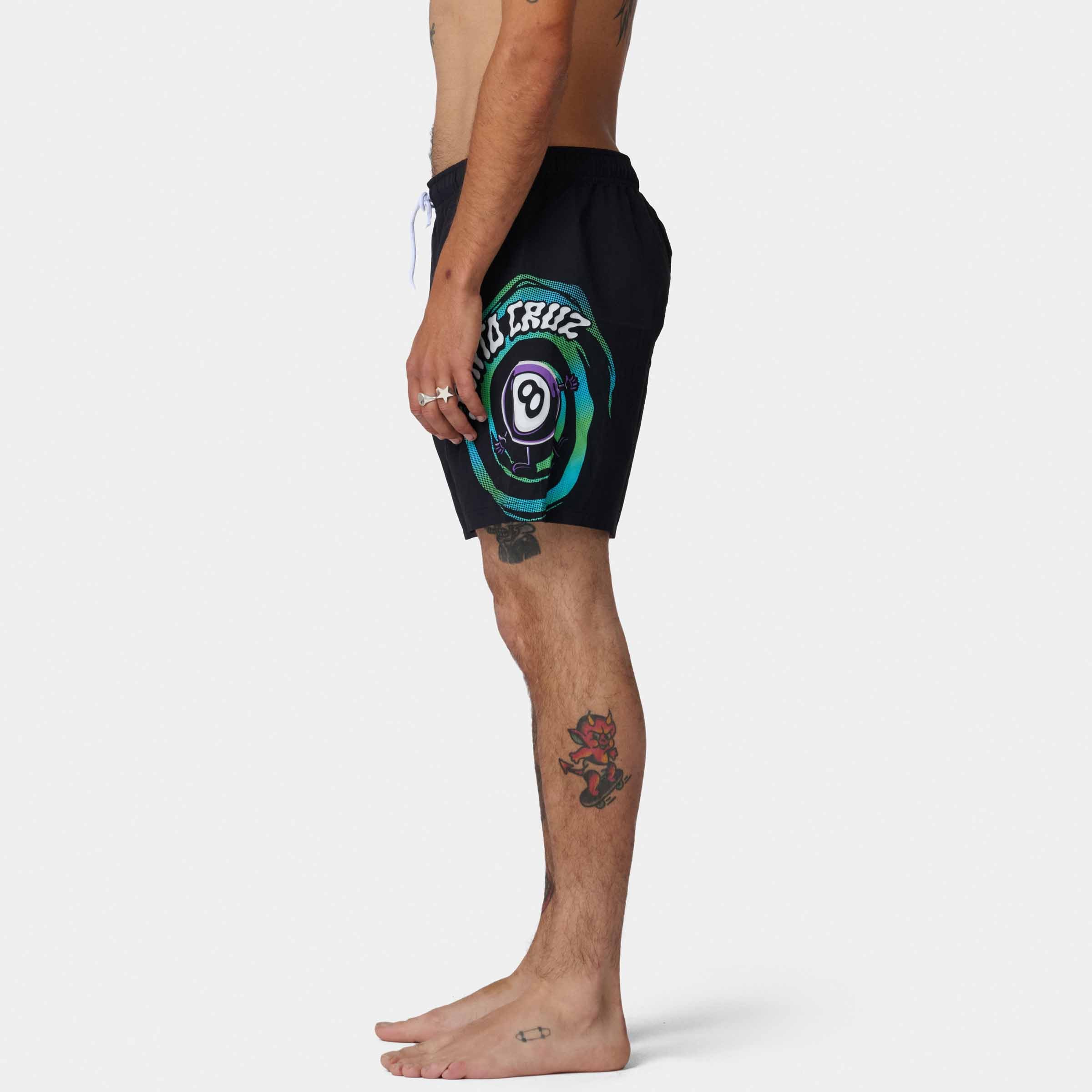 Santa Cruz Short de bain »WINKOWSKI VERTIGO SWIMSHORTS« für sportliche Aktivitäten, leichtes Polyester, sportlicher Stil