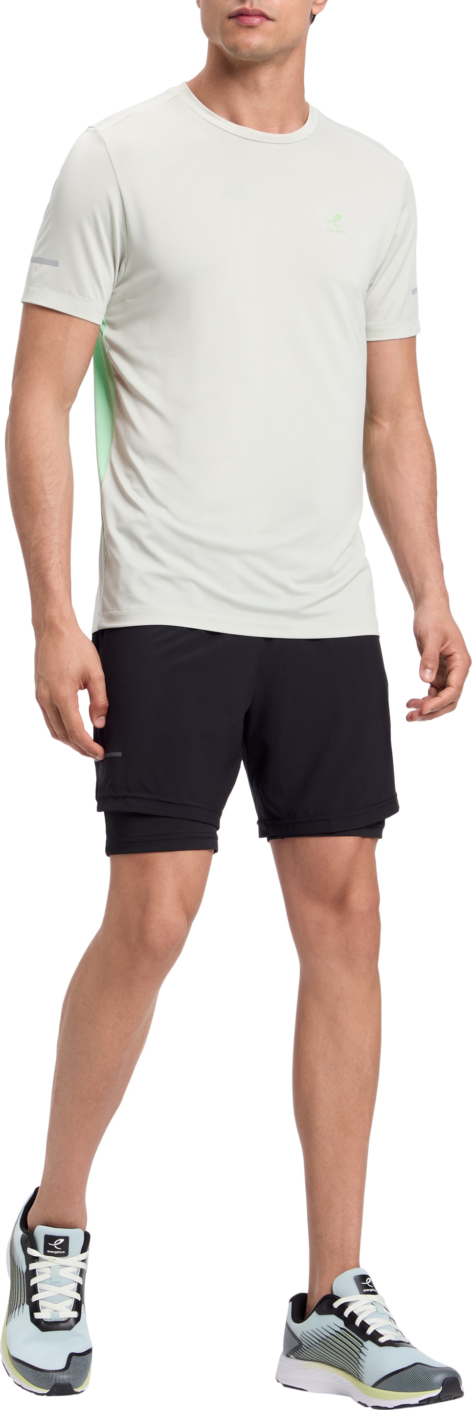 Image of Energetics Laufshorts "HE.-SHORTS ALLEN VI M" aus Polyester und Elasthan, für Lauftraining, sportlicher Stil