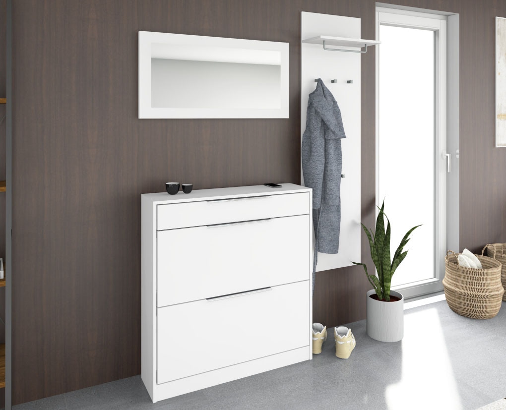 borchardt Möbel Ensemble de vestiaires »Oliva, Schuhschrank, Spiegel, Garderobenpaneel« 3 cuis tlg.