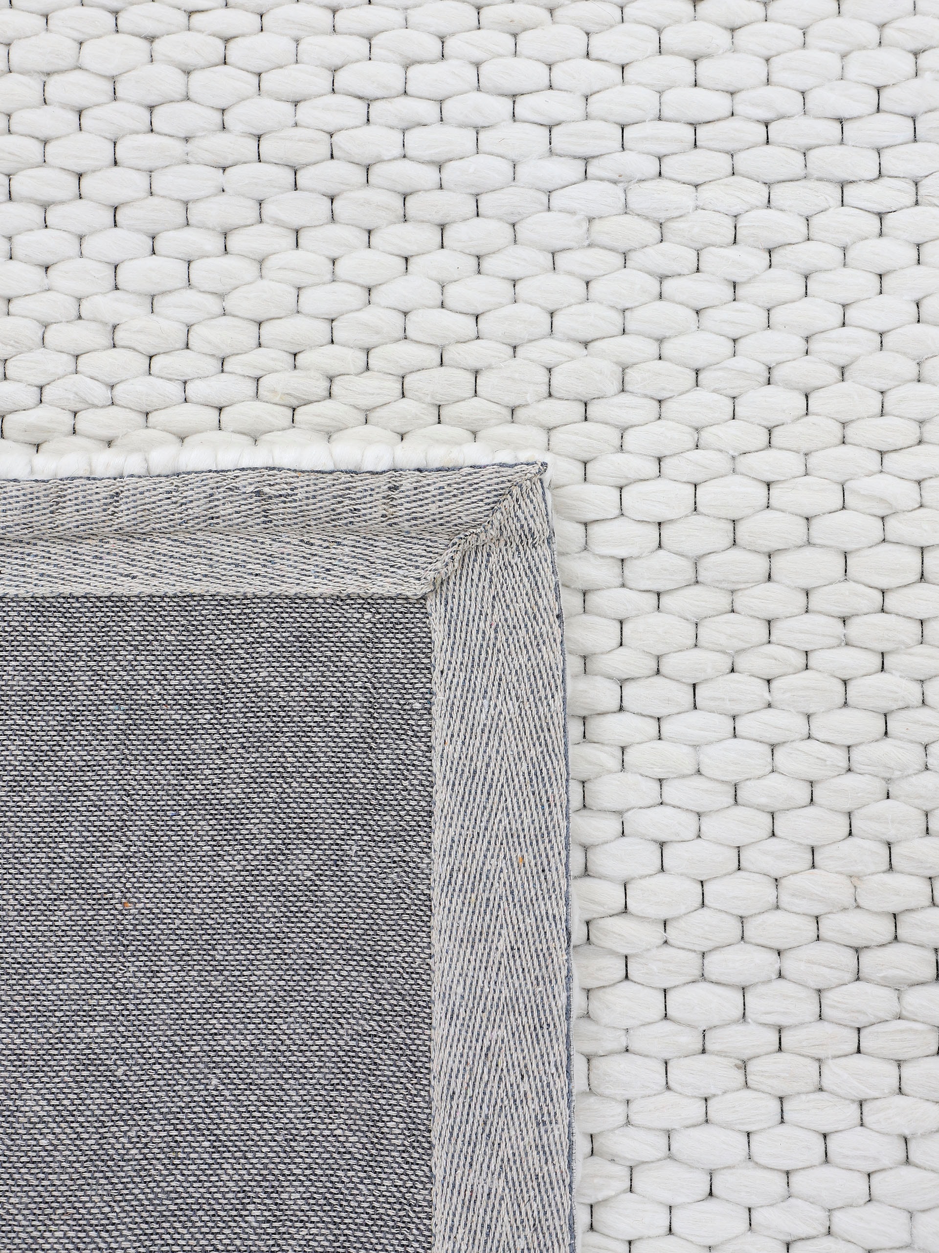 carpetfine Wollteppich »Sina«, rechteckig, 14 mm Höhe, Handweb Teppich, reine Wolle, meliert, handgewebt, weich & kuschelig