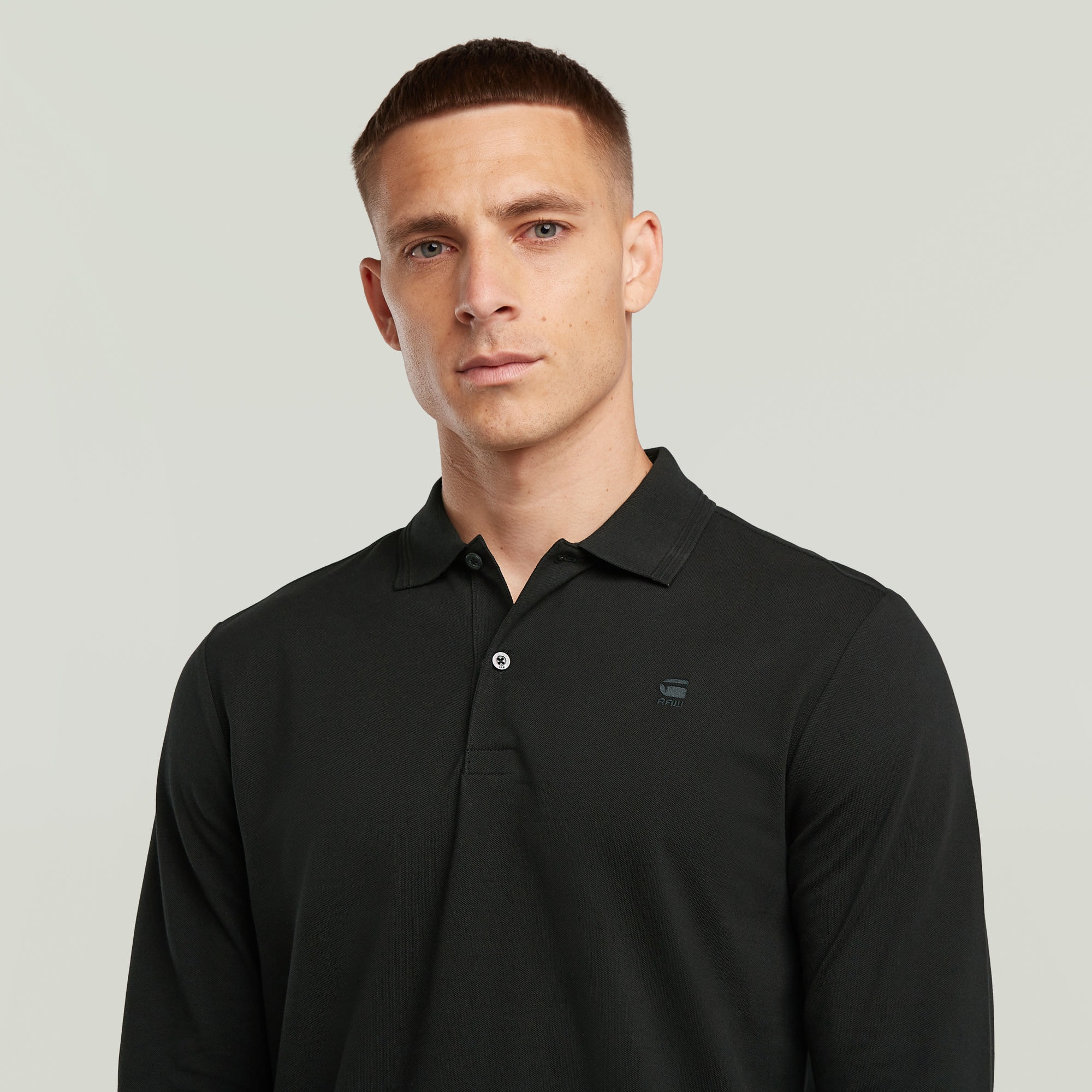 G-STAR Polo »Dunda Slim Polo« manches longues, avec logo
