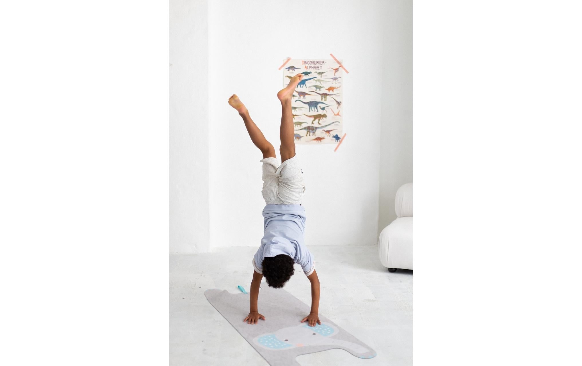   Spielmatte »Yogitier Eddy der Elefant Naturkautschuk Mikrofaser-Velours«