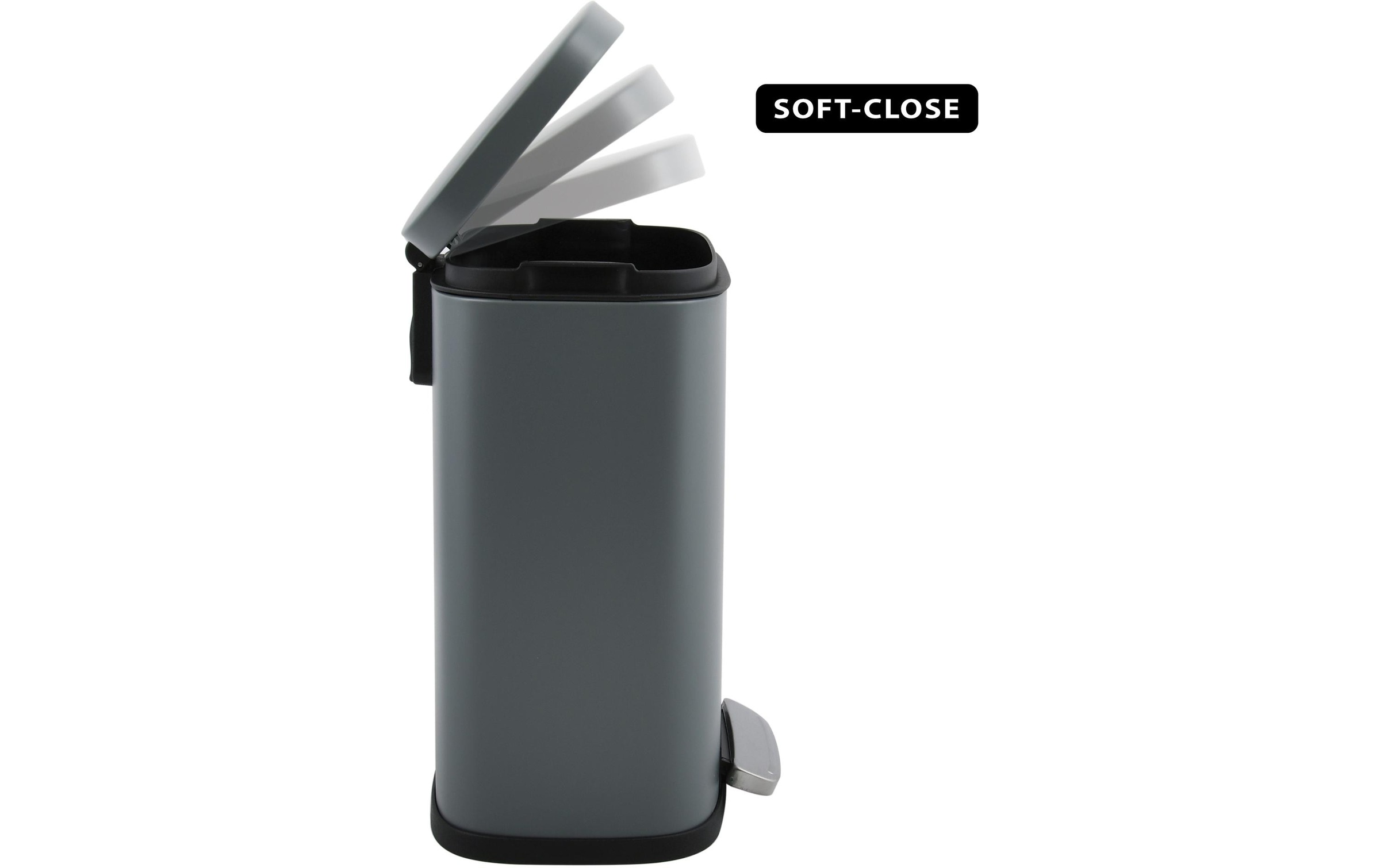 spirella Mülleimer »POUBELLE AKIRA 12L GRIS« 1 Behälter