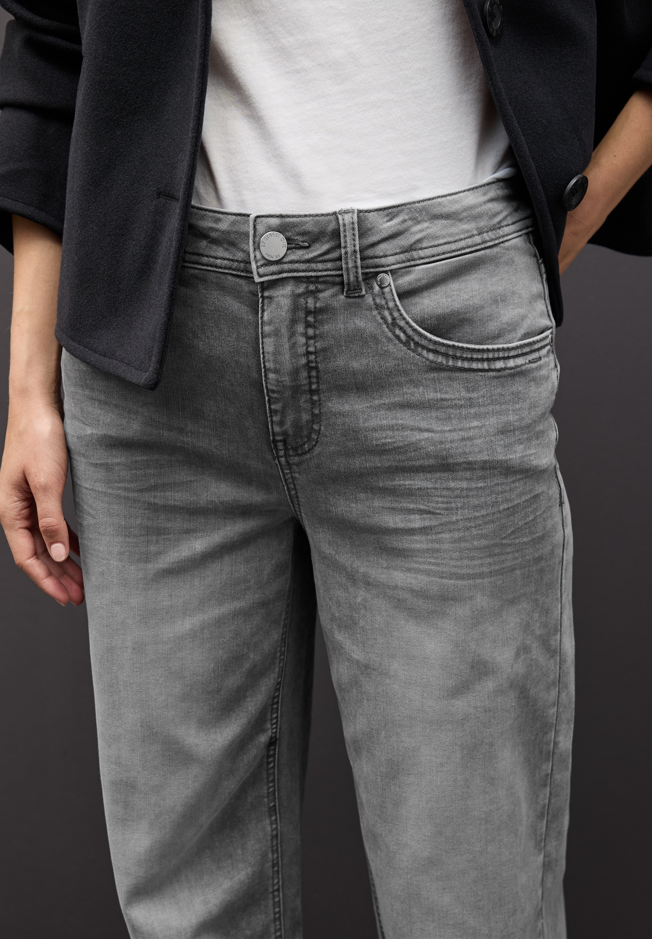 STREET ONE Weite Jeans im Five-Pocket Style