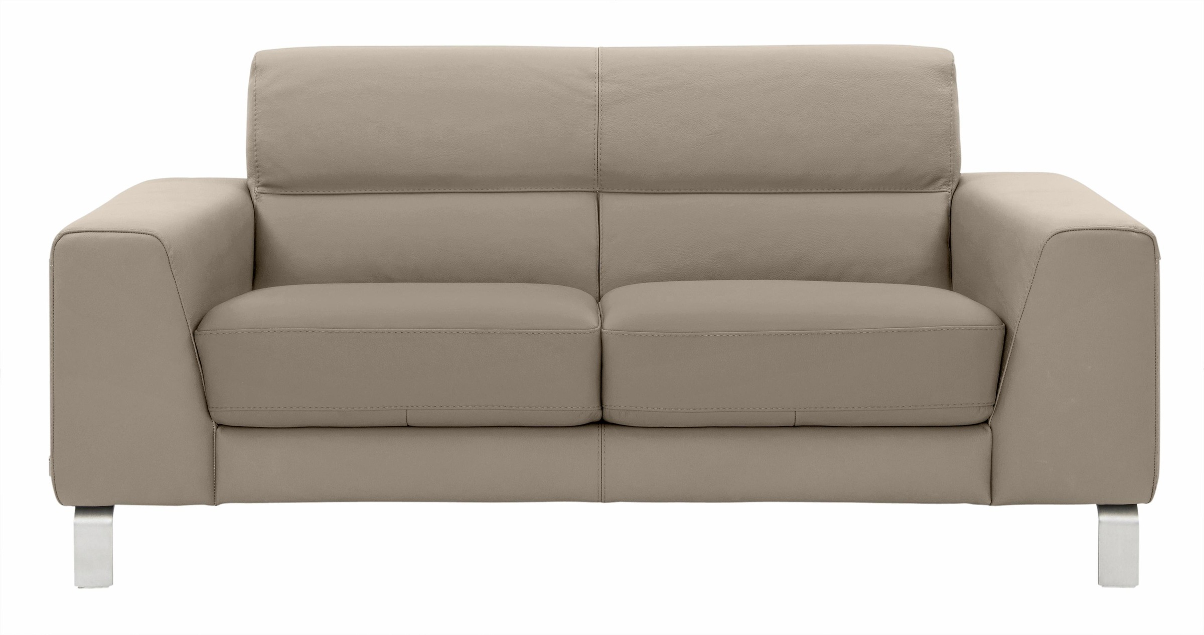 CALIA ITALIA 2,5-places »Simon, hoher Sitzkomfort, modern und elegant, italienisches Designsofa« in zwei Lederqualitäten