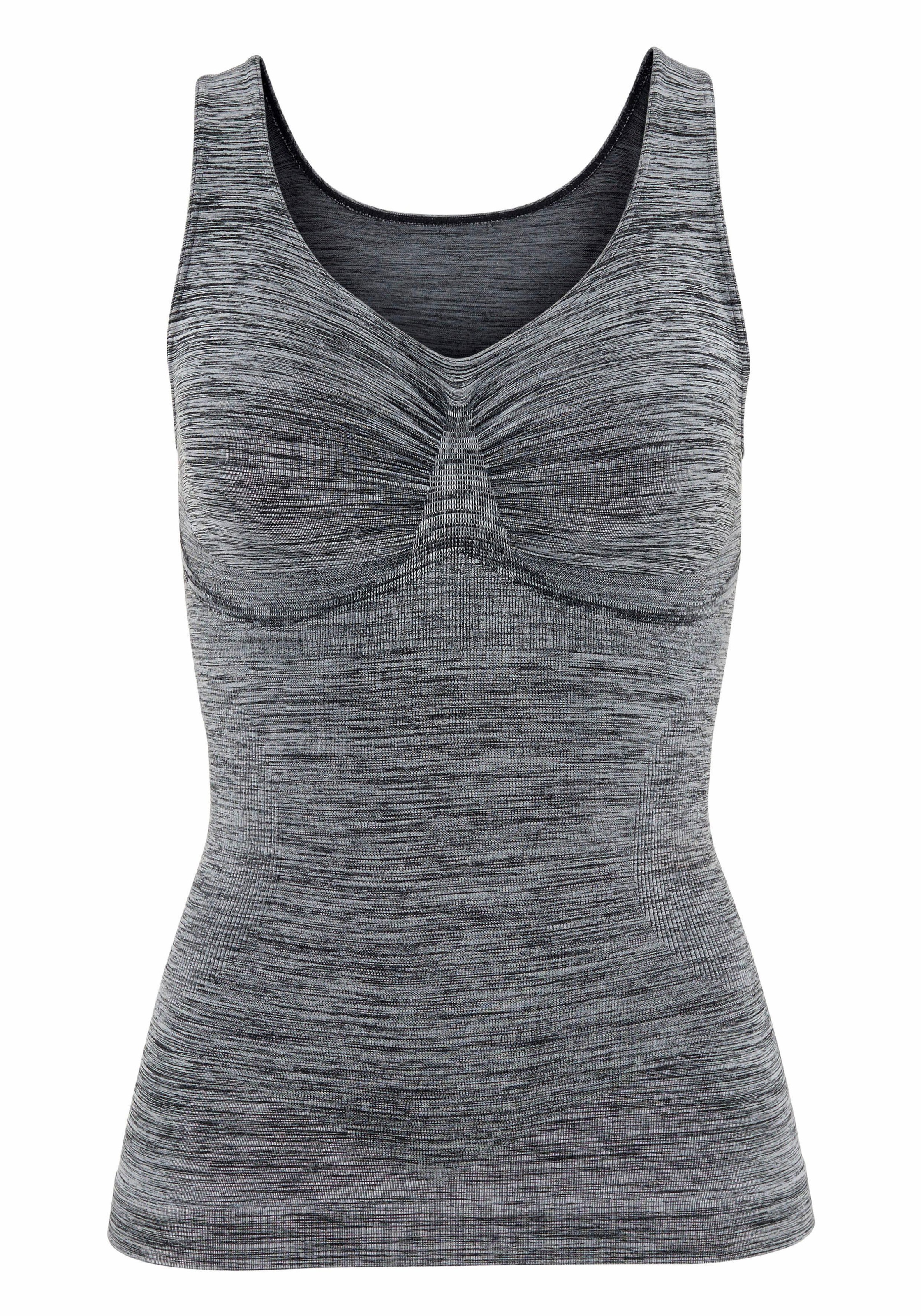 LASCANA Shapingtop ohne Bügel SEAMLESS mit eingestrickter Stützzone im Brustbereich
