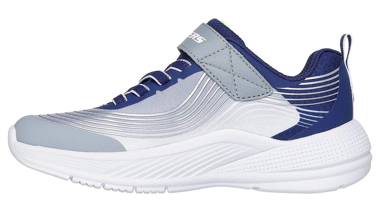 Skechers Sneaker »MICROSPEC ADVANCE«  Klettschuh in cooler Farbkombination, Grössenschablone zum Download